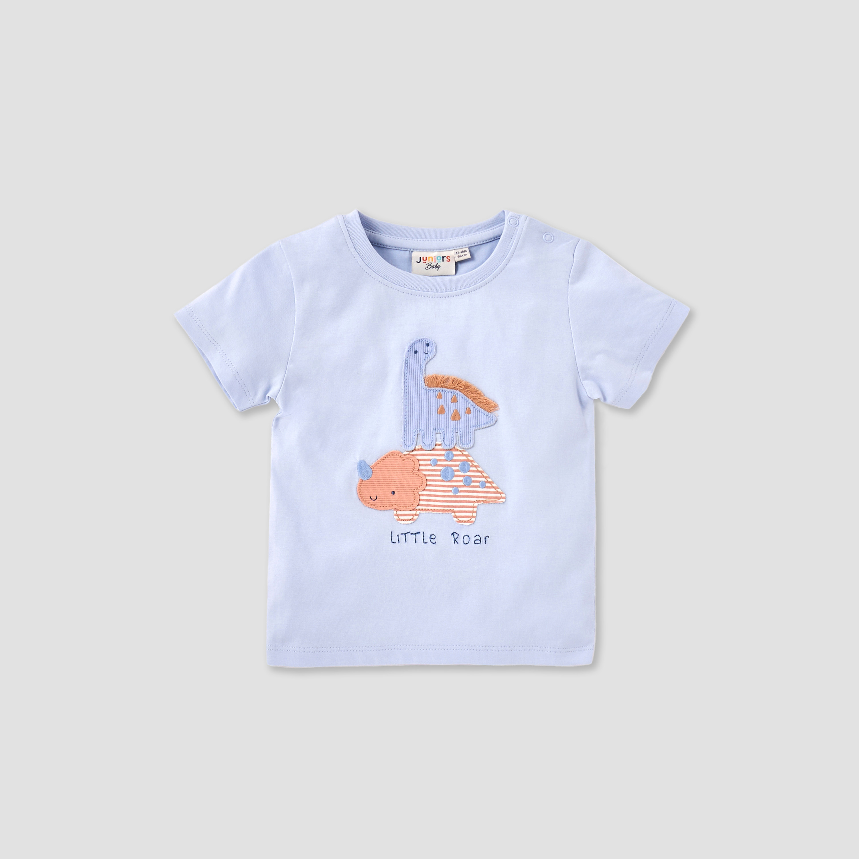 طقم تيشيرت بياقة ضيقة وأزرار إغلاق وطبعات 3 قطع من جونيورز-baby-boys-clothing-tshirtsandpolos-image-3
