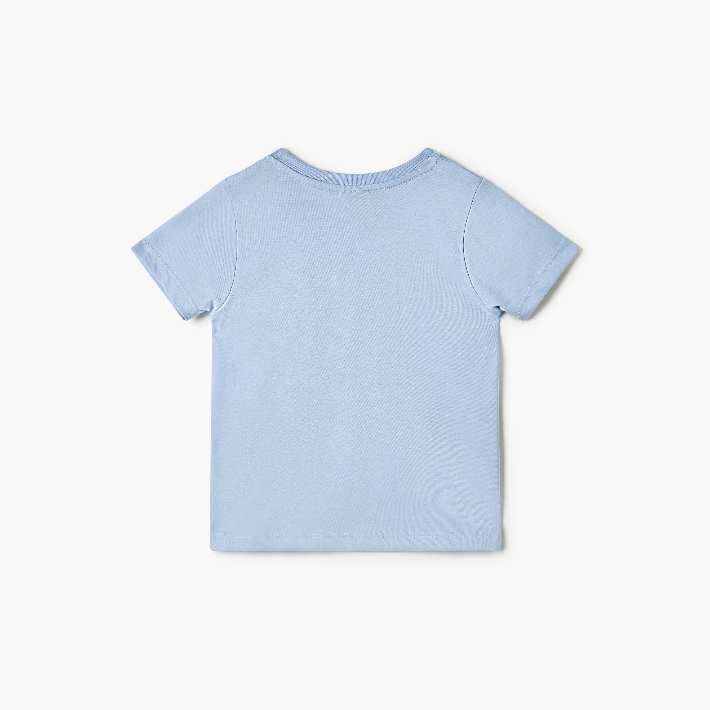 تيشيرت بأكمام قصيرة وطبعات زرافة من جونيورز-baby-boys-clothing-tshirtsandpolos-image-2