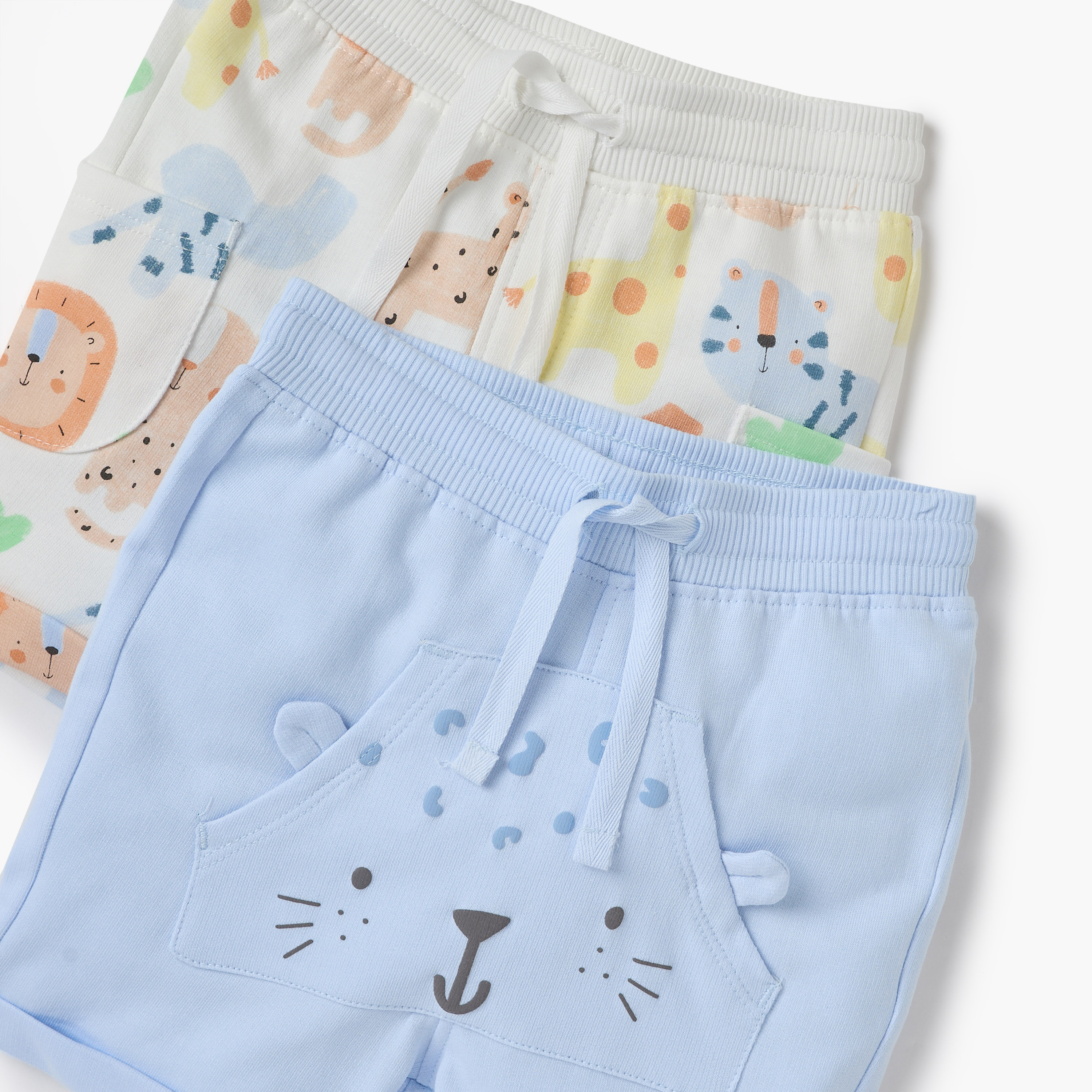 Juniors Animal Print Shorts - Set of 2-baby-boys-clothing-bottoms-shorts-image-4