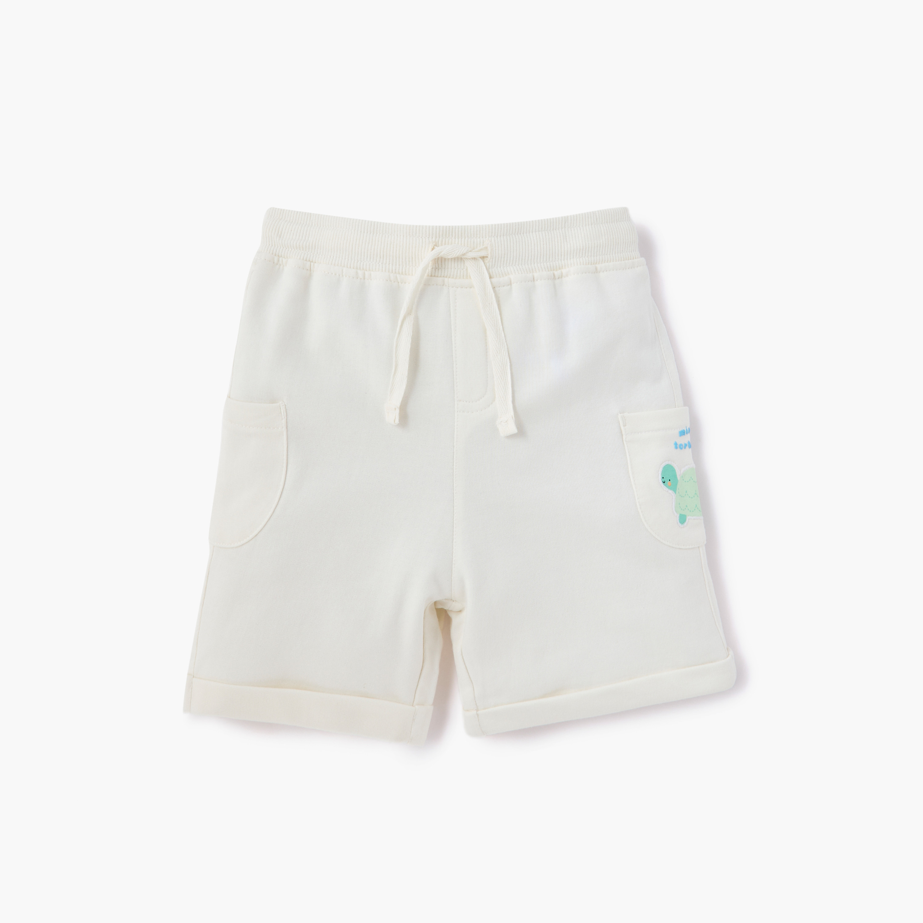 Juniors Pocket Detail Shorts with Drawstring Closure - Set of 2-baby-boys-clothing-bottoms-shorts-image-3