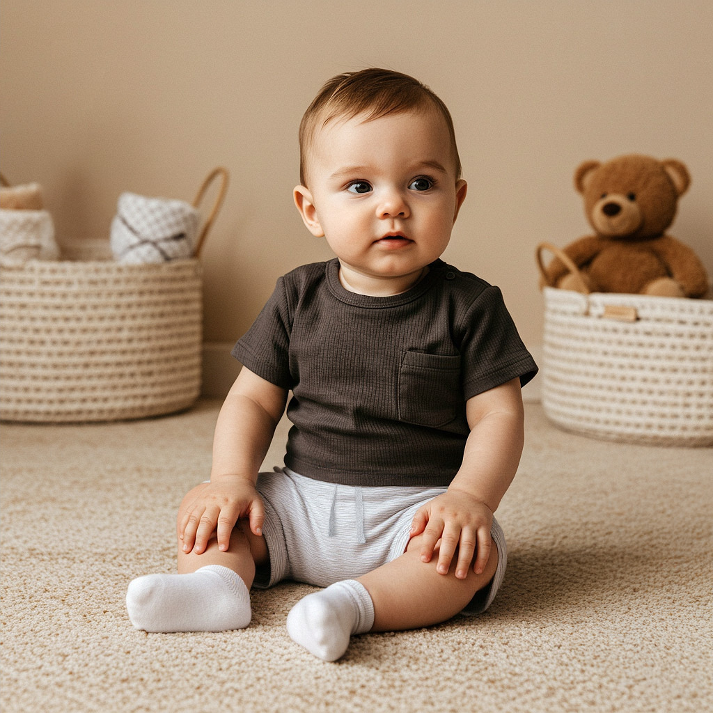 شورت كارجو سادة برباط إغلاق من جونيورز-baby-boys-clothing-bottoms-shorts-image-5