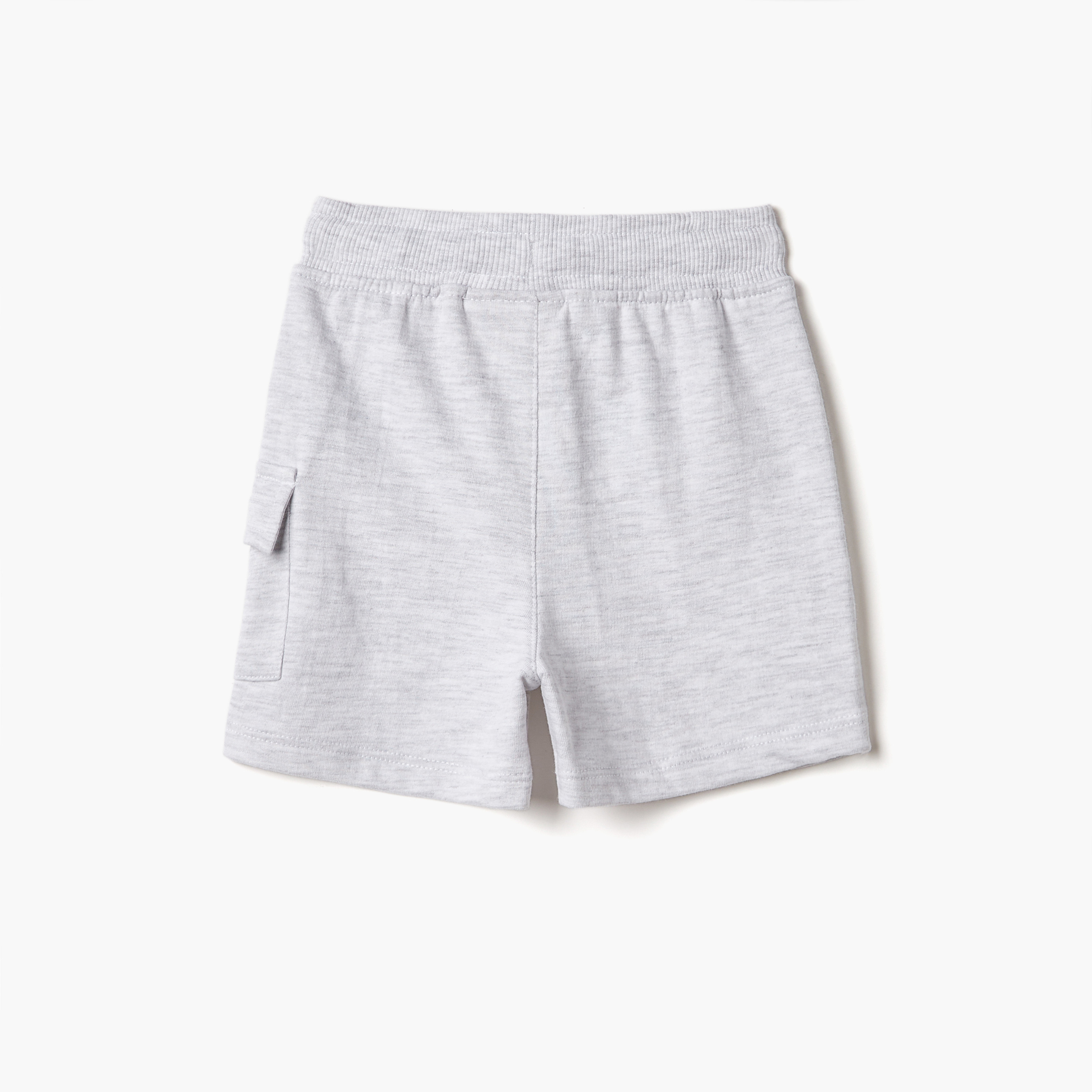 شورت سادة برباط إغلاق وجيب من جونيورز-baby-boys-clothing-bottoms-shorts-image-2