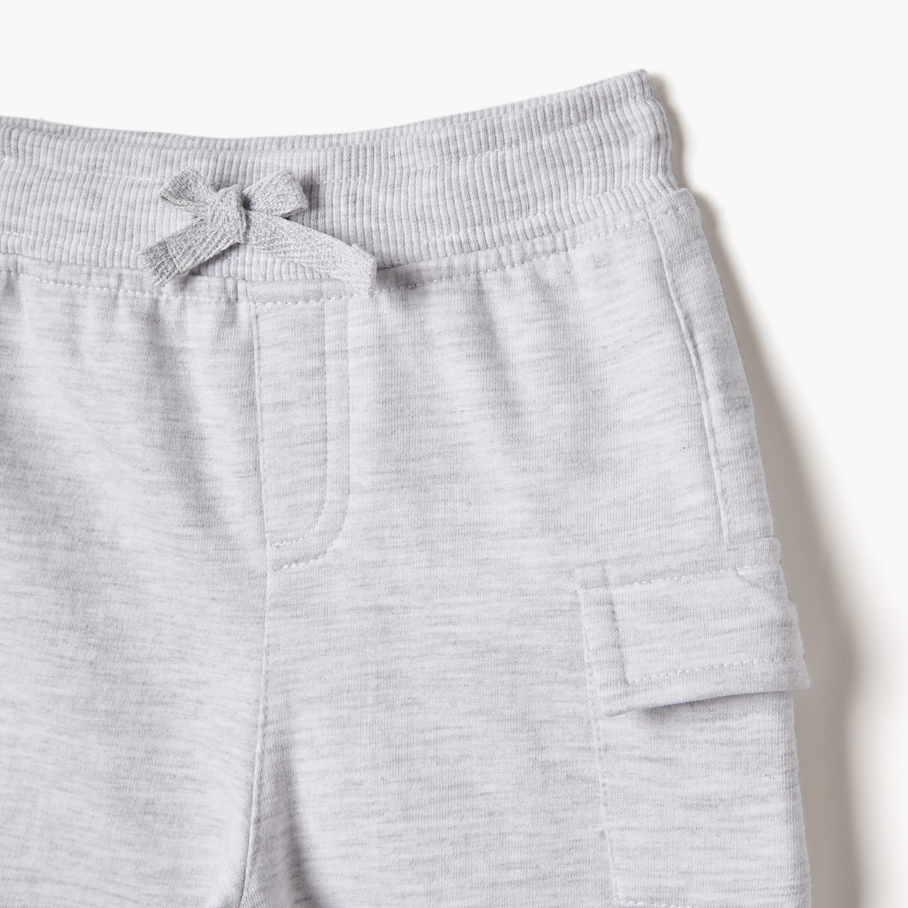 شورت سادة برباط إغلاق وجيب من جونيورز-baby-boys-clothing-bottoms-shorts-image-3