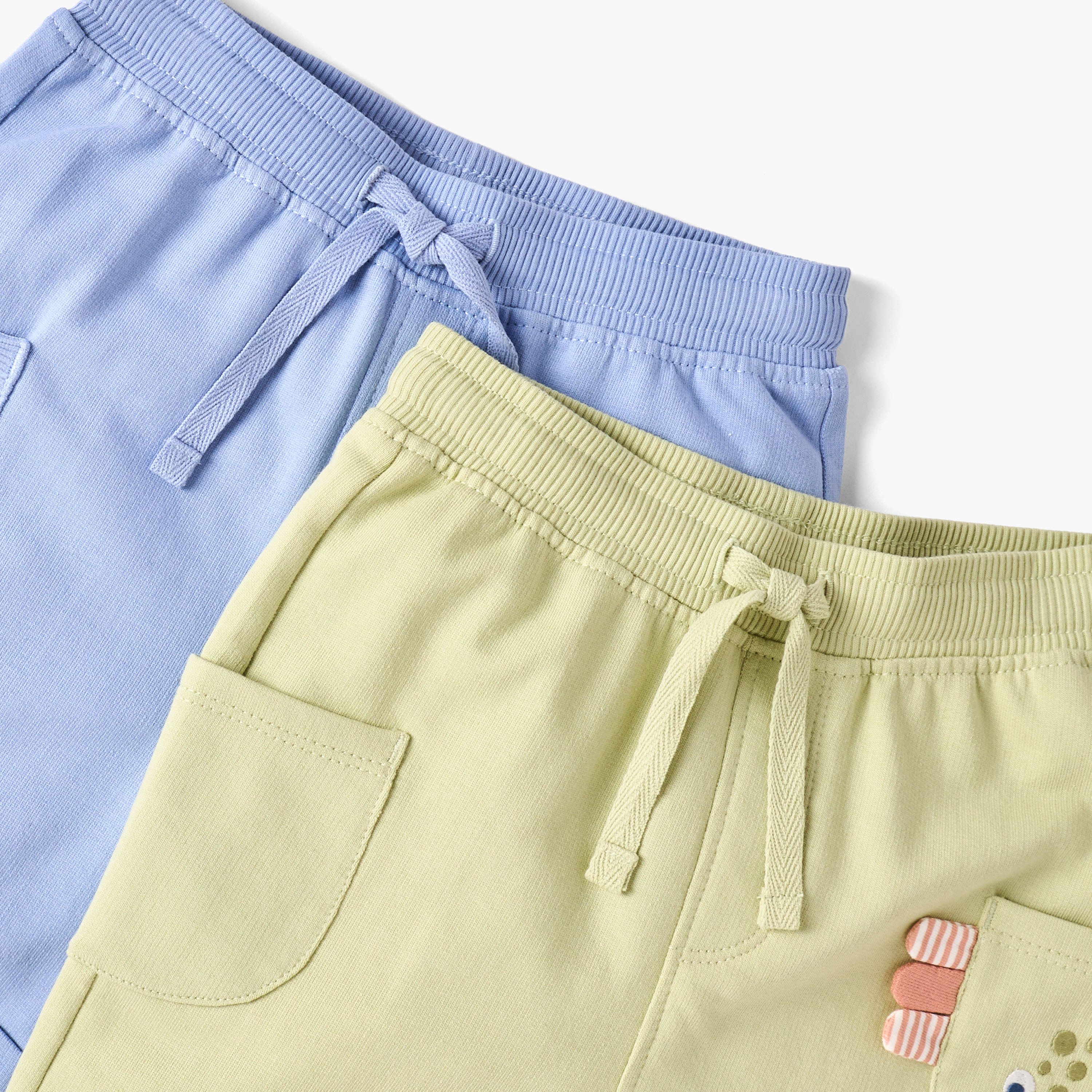 شورتات متنوعة برباط إغلاق من جونيورز - طقم من قطعتين-baby-boys-clothing-bottoms-shorts-image-4