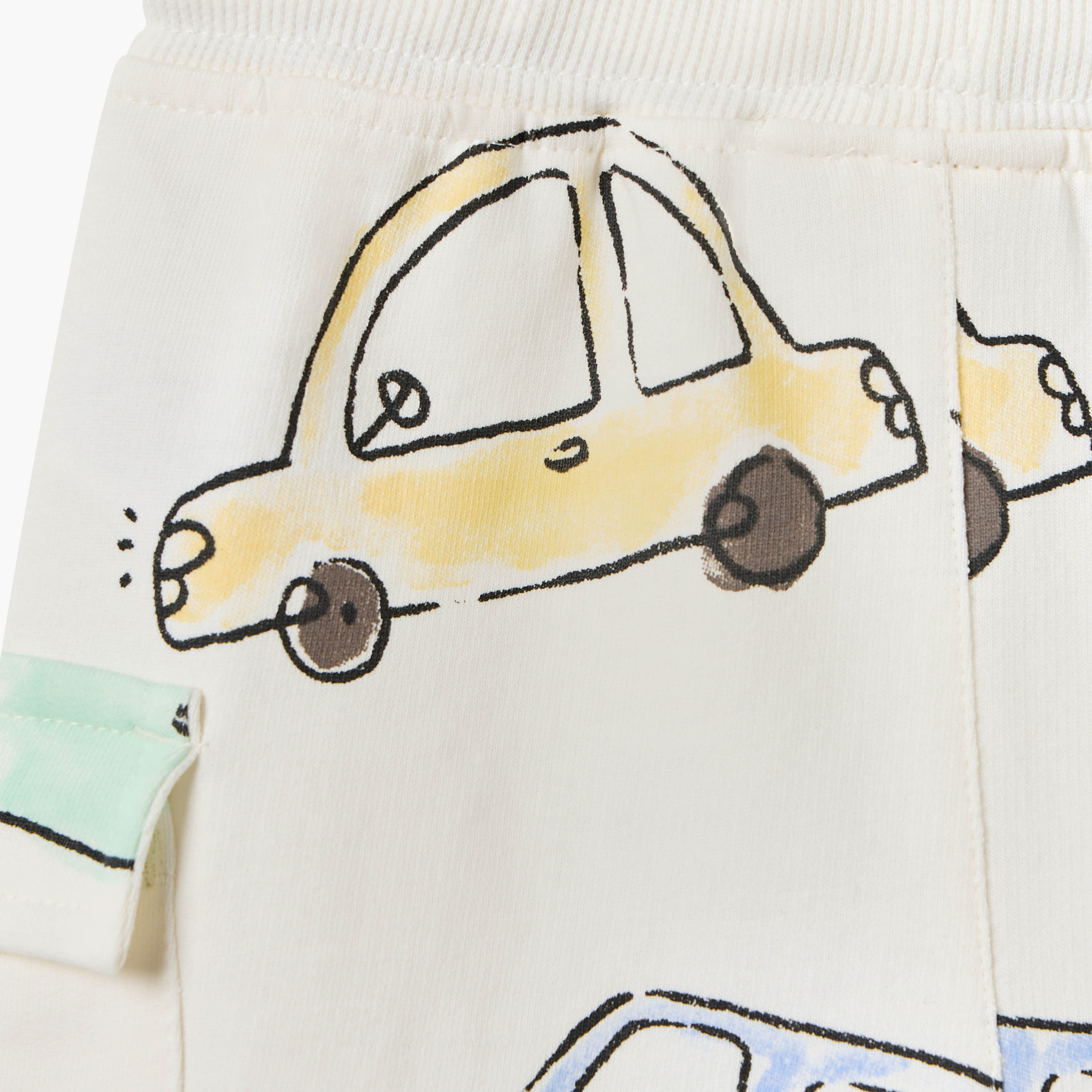 Juniors All-Over Car Print Shorts with Drawstring Closure and Pockets-baby-boys-clothing-bottoms-shorts-image-5