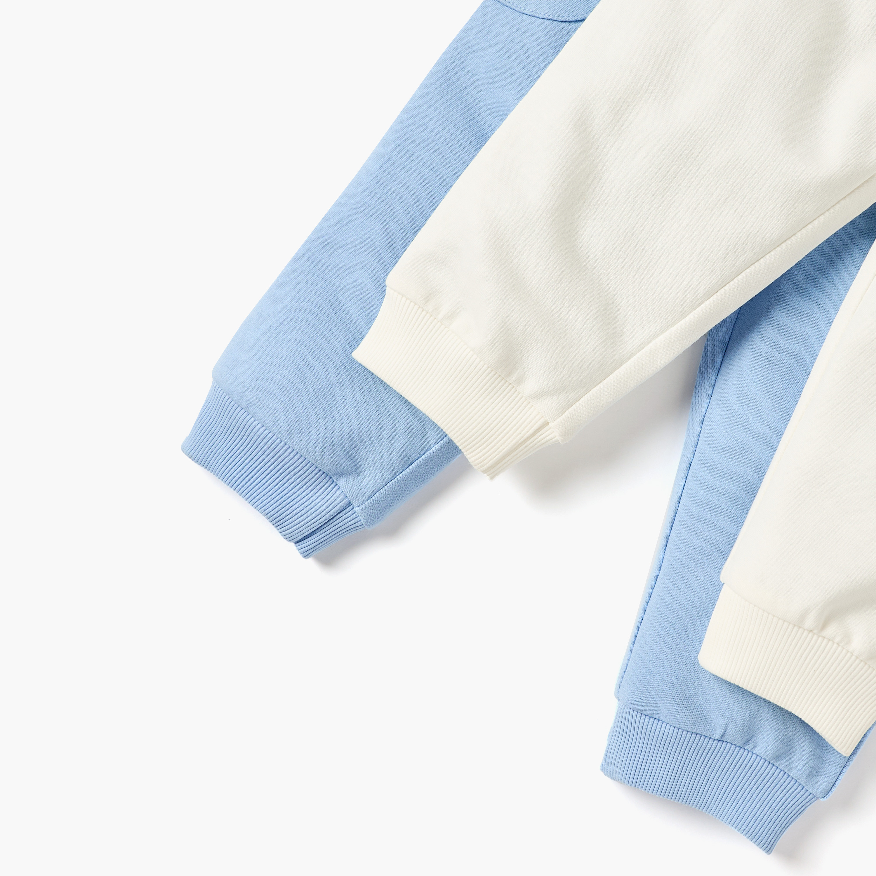 Juniors Solid Cargo Joggers with Drawstring Closure - Set of 2-baby-boys-clothing-bottoms-joggersandtrackpants-image-4