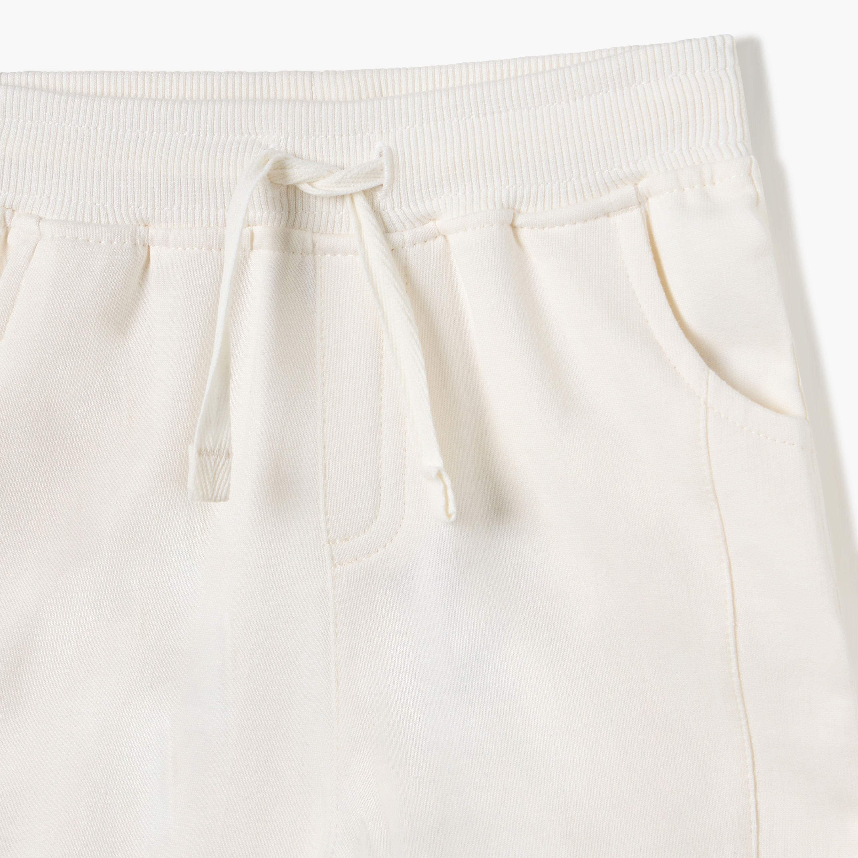 بنطلون رياضي سادة برباط إغلاق وجيوب من جونيورز-baby-boys-clothing-bottoms-joggersandtrackpants-image-3
