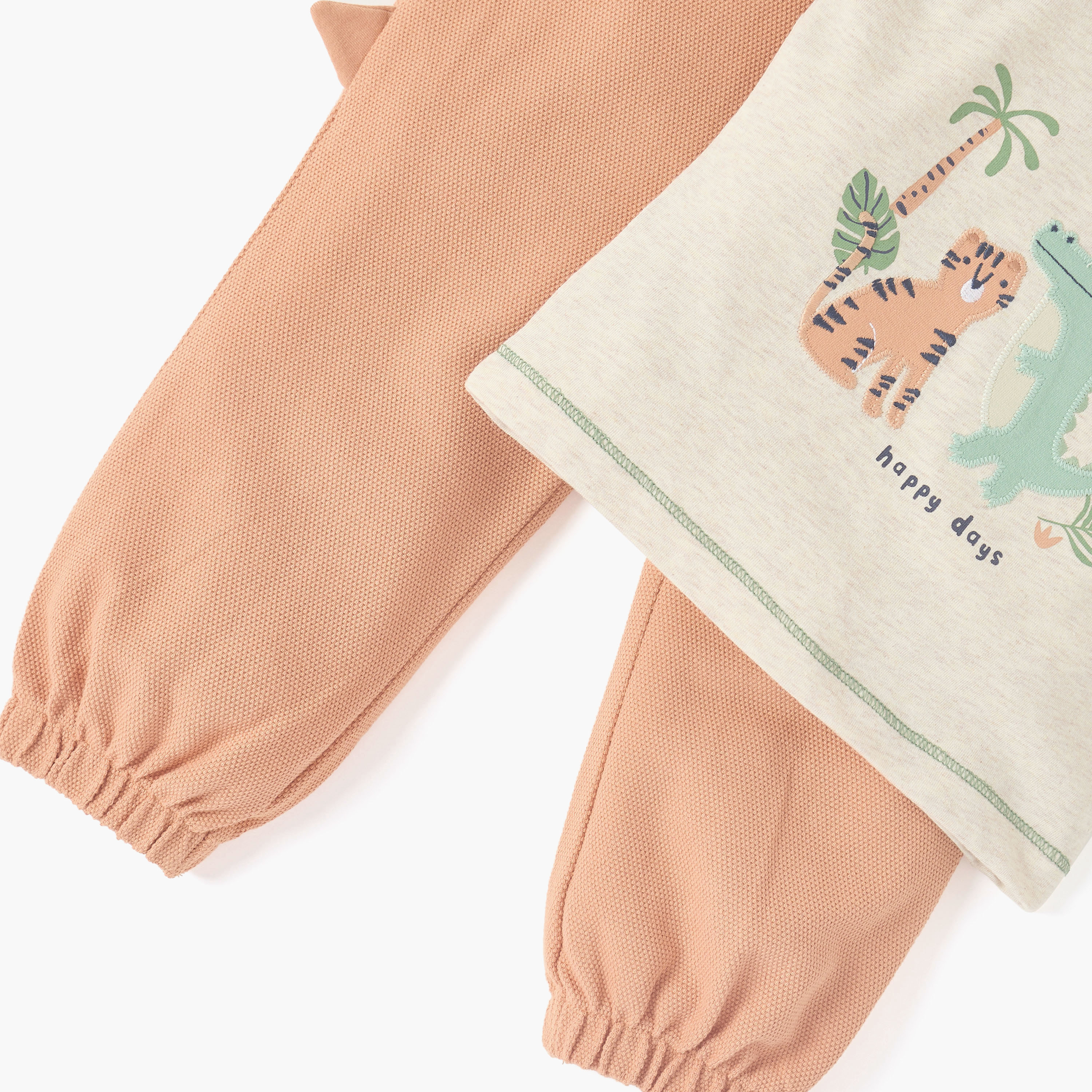 Juniors Animal Print T-shirt and Joggers Set-baby-boys-clothing-setsandcoords-image-5