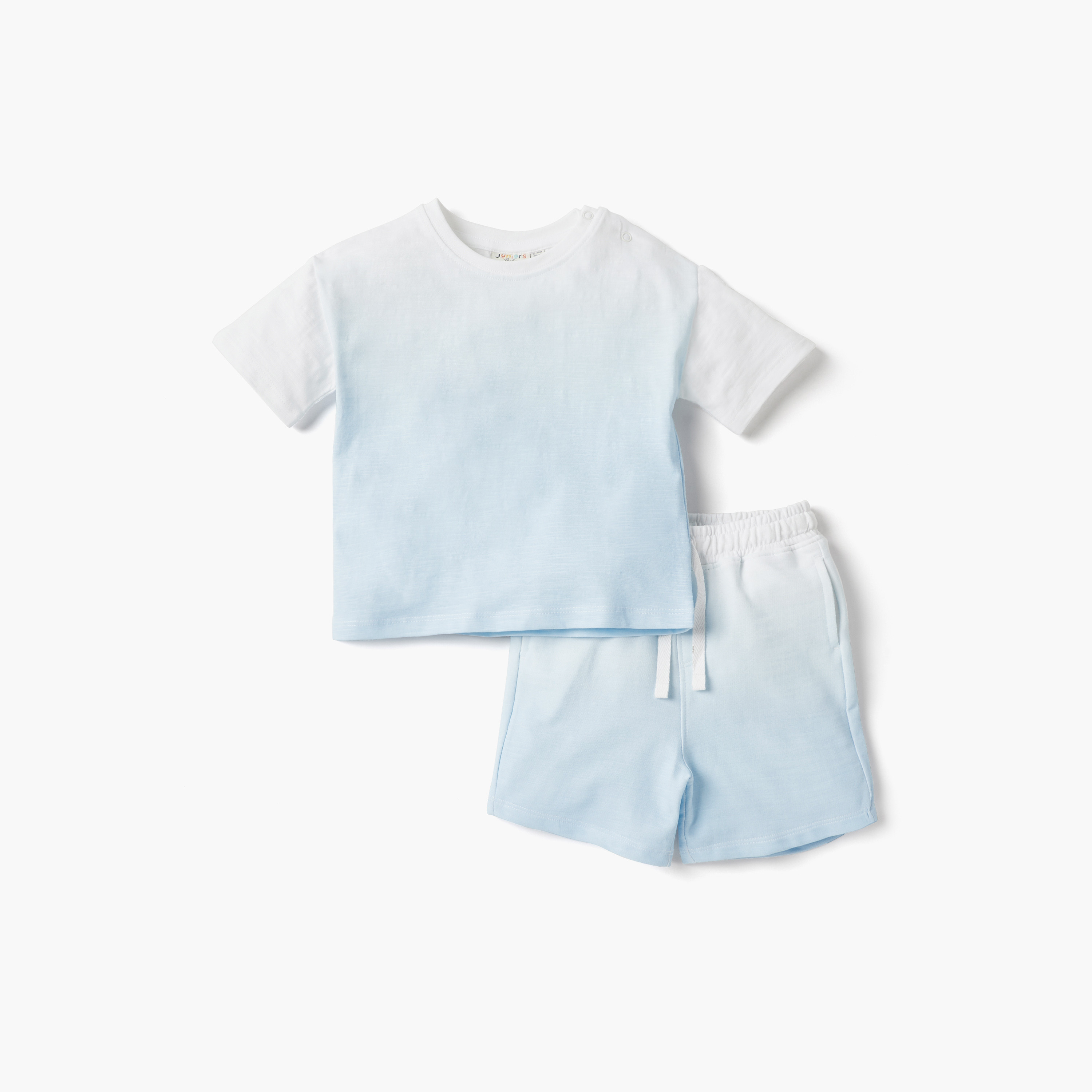 Juniors Ombre T-shirt and Shorts Set-baby-boys-clothing-setsandcoords-image-1