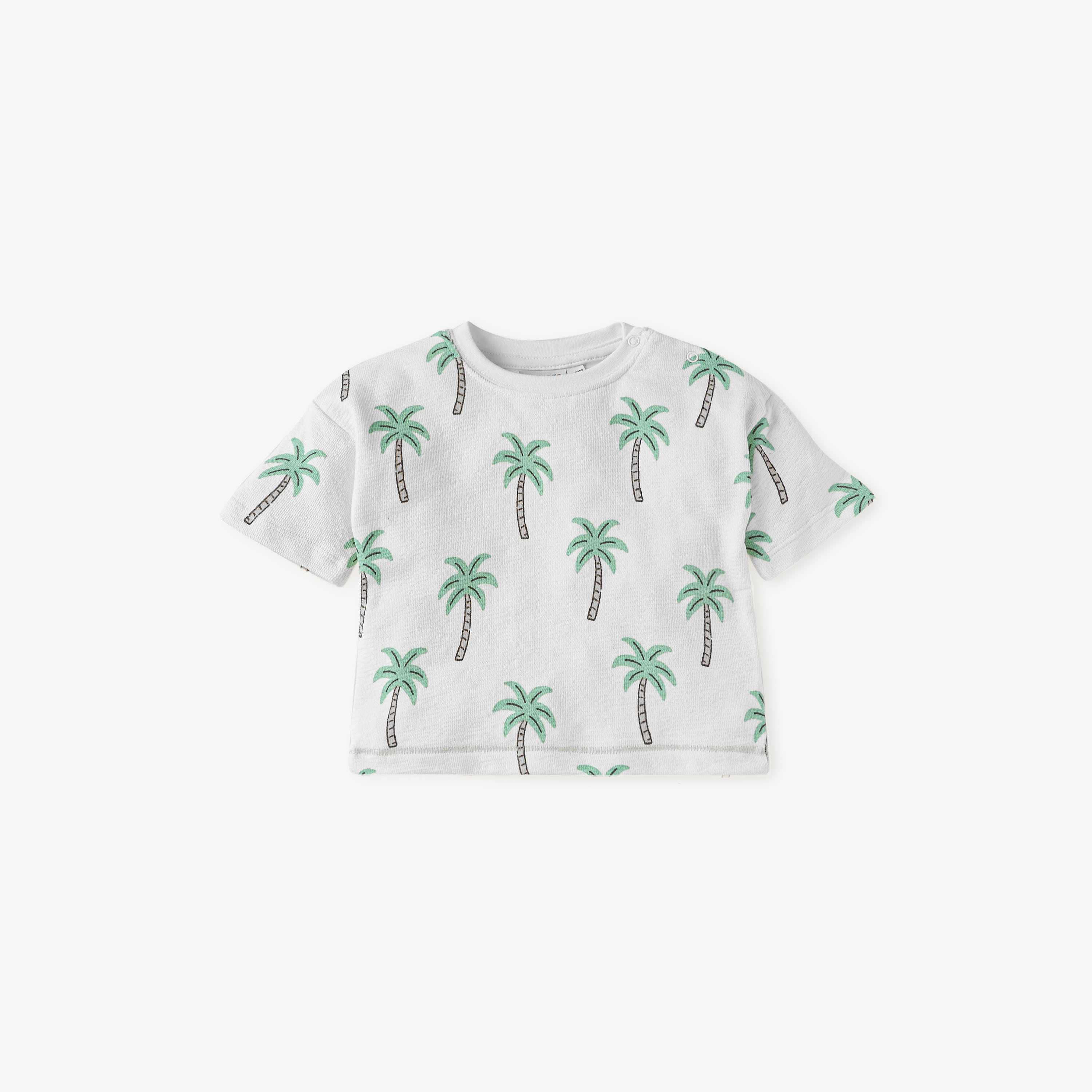 طقم تيشيرت وشورت بطبعات شجرة النخيل من ديزني-baby-boys-clothing-setsandcoords-image-2