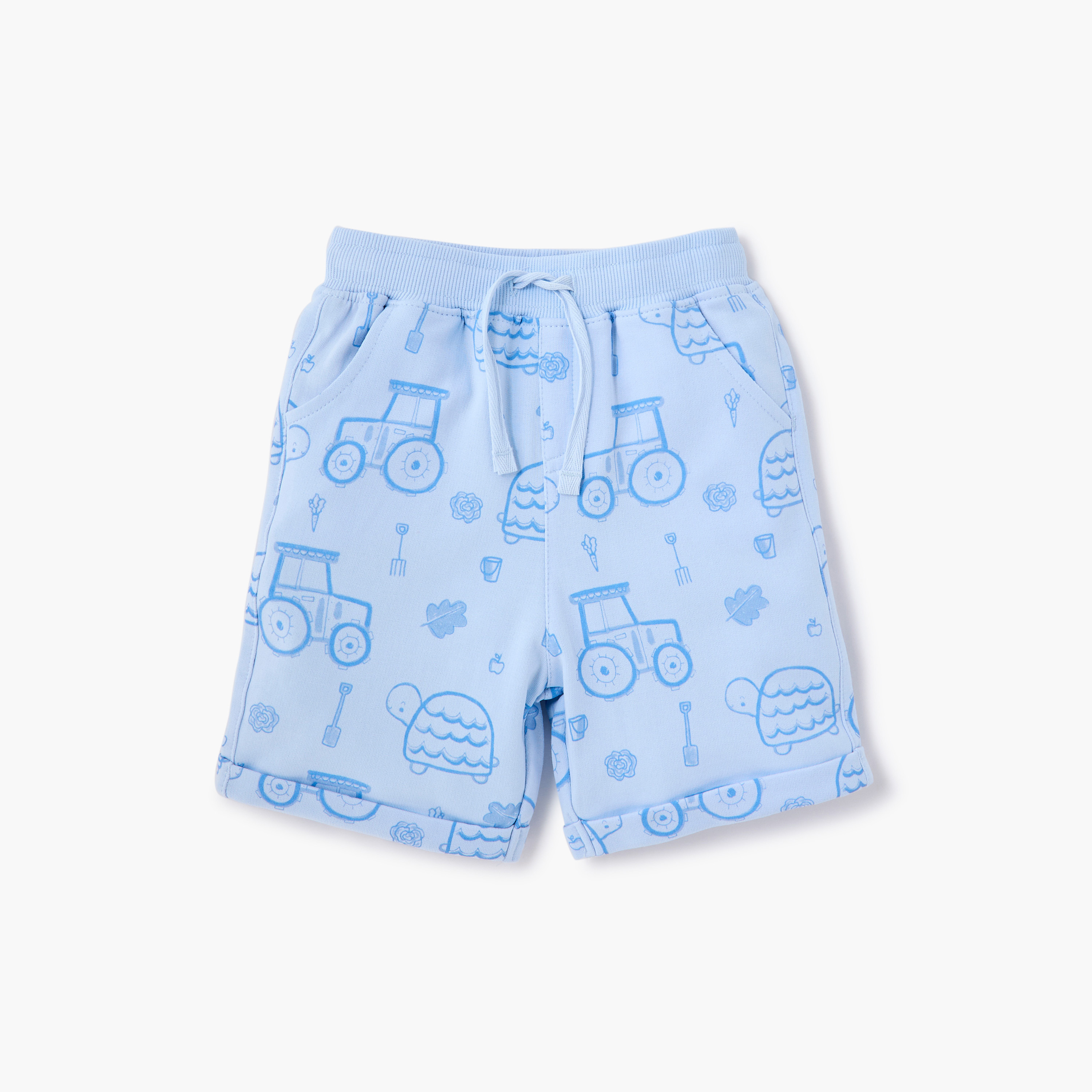 Juniors 3-Piece Printed T-shirt and Shorts Set-baby-boys-clothing-setsandcoords-image-3