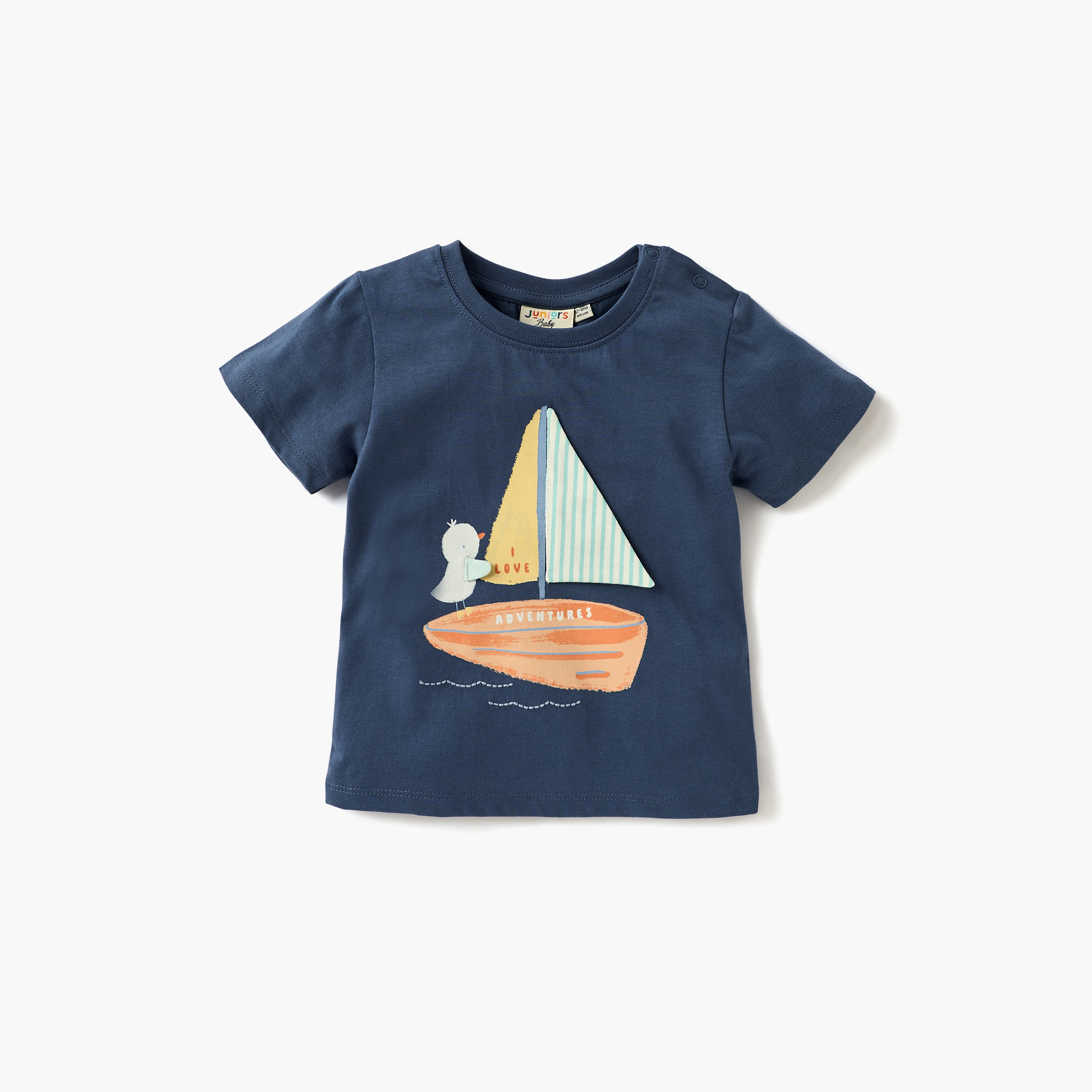 Juniors Printed 3-Piece T-shirt and Shorts Set-baby-boys-clothing-setsandcoords-image-2