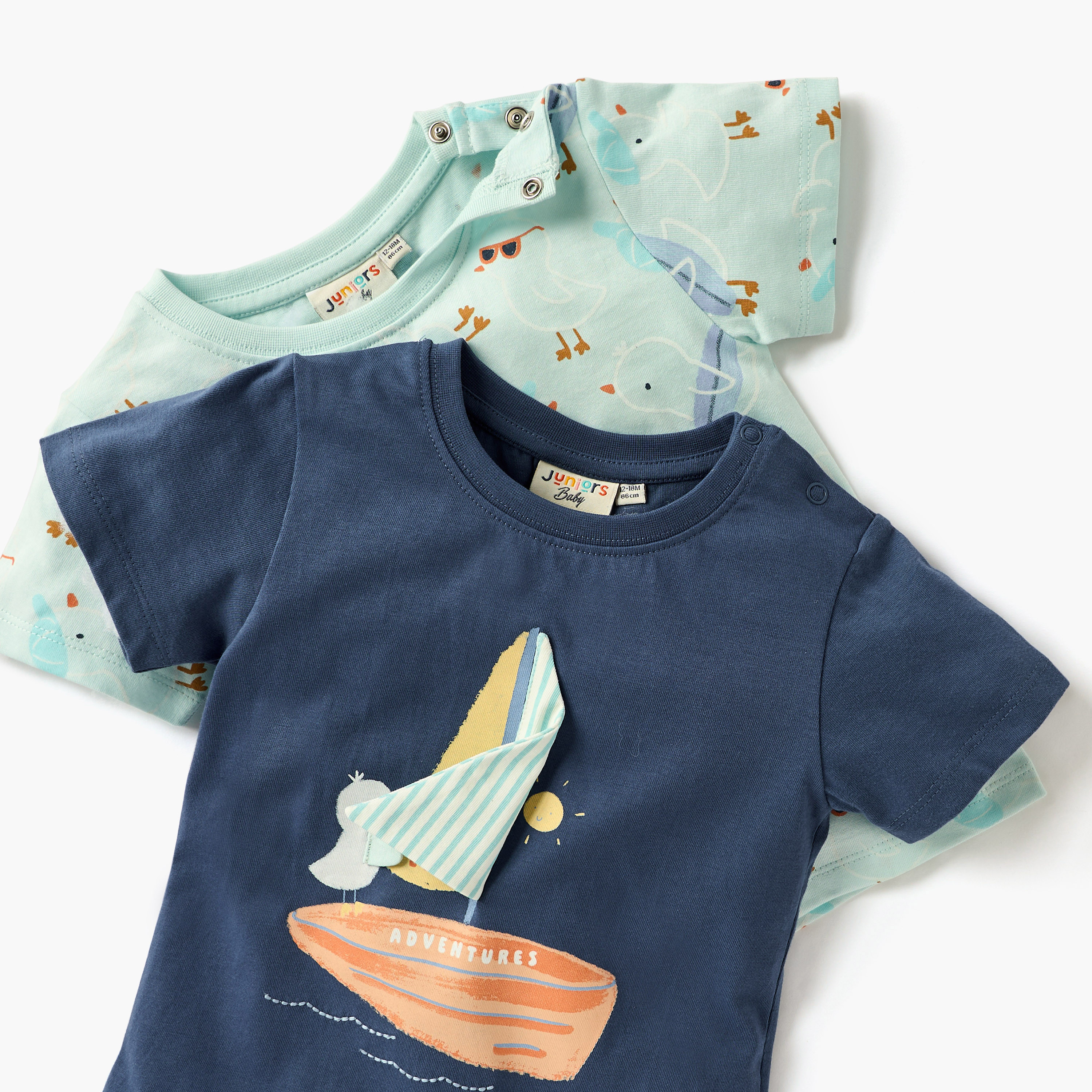 Juniors Printed 3-Piece T-shirt and Shorts Set-baby-boys-clothing-setsandcoords-image-5