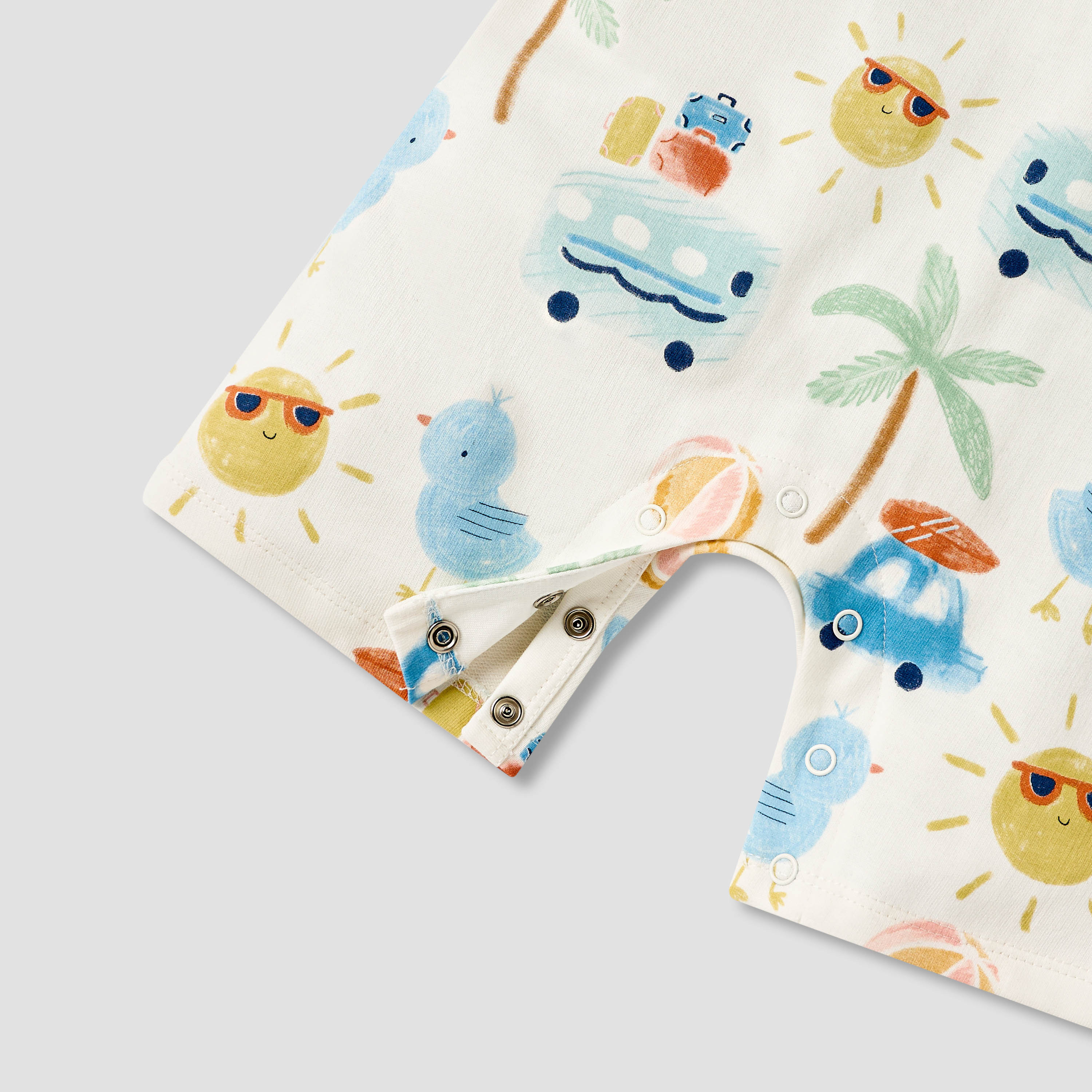 Juniors Printed Dungaree and T-shirt Set-baby-boys-clothing-setsandcoords-image-5