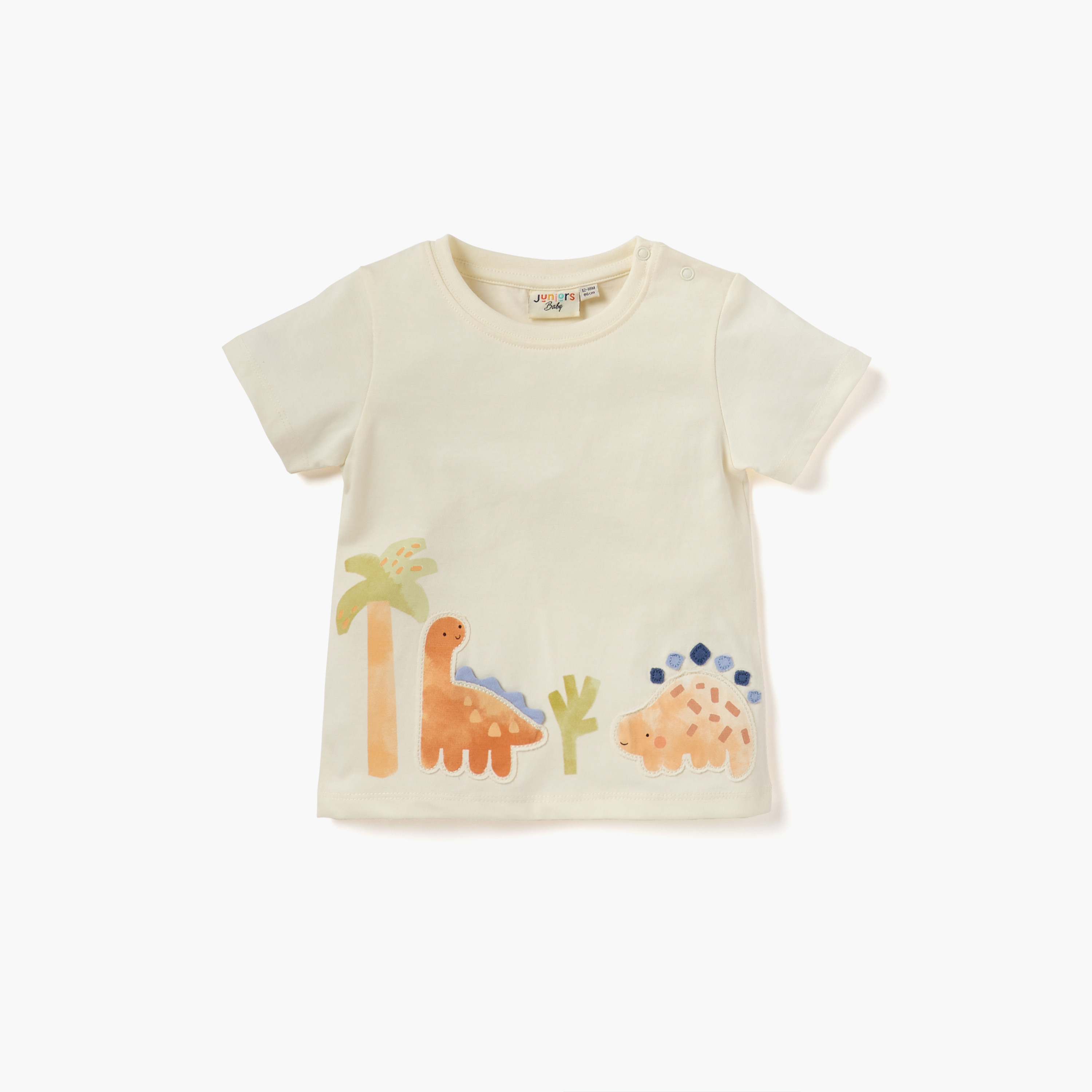 Juniors 3-Piece Dinosaur Print T-shirt and Shorts Set-baby-boys-clothing-setsandcoords-image-4