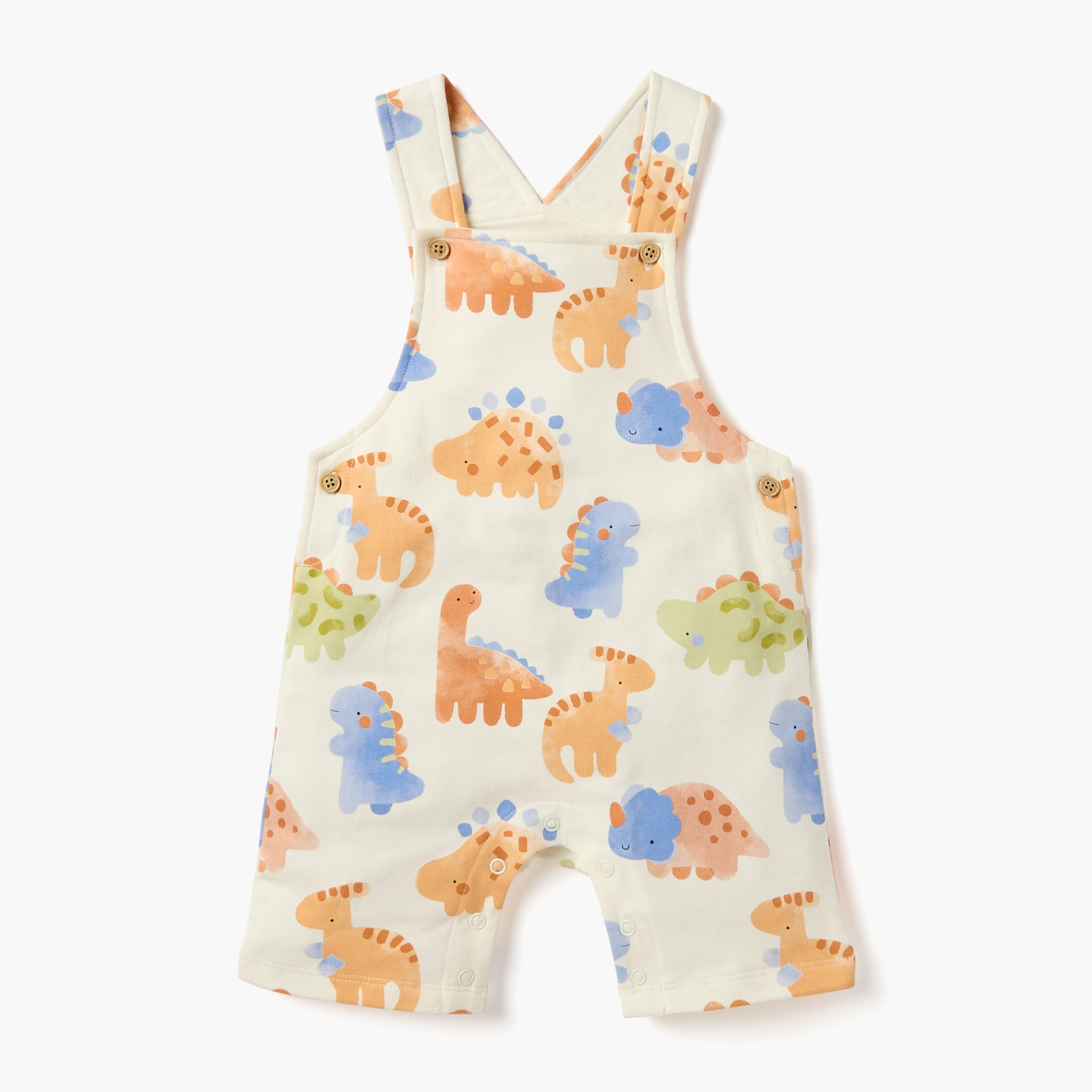طقم دنغري بطبعات وتيشيرت سادة من جونيورز-baby-boys-clothing-setsandcoords-image-3