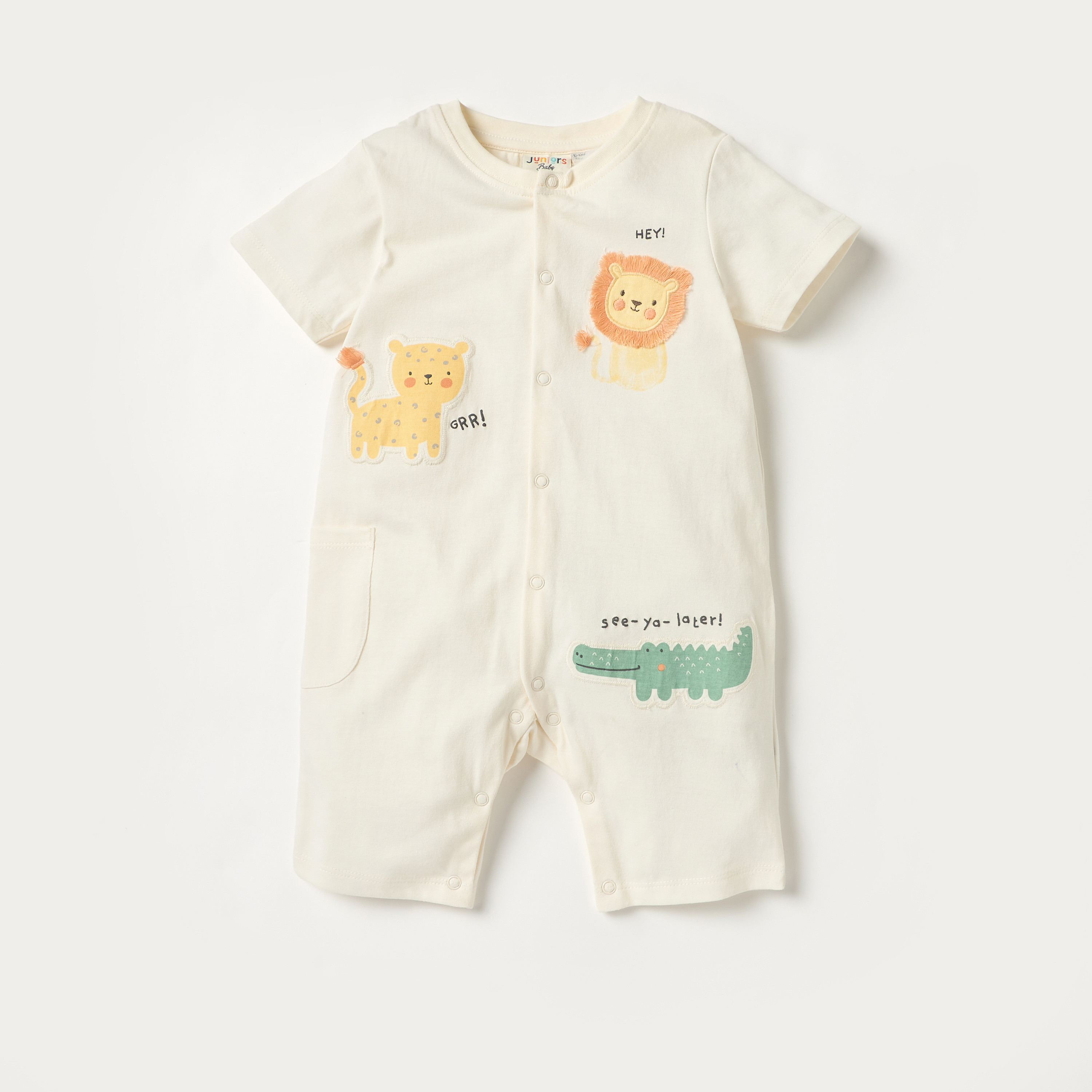 Juniors Animal Print Rompers with Short Sleeves - Set of 2-baby-boys-clothing-multipacks-image-3