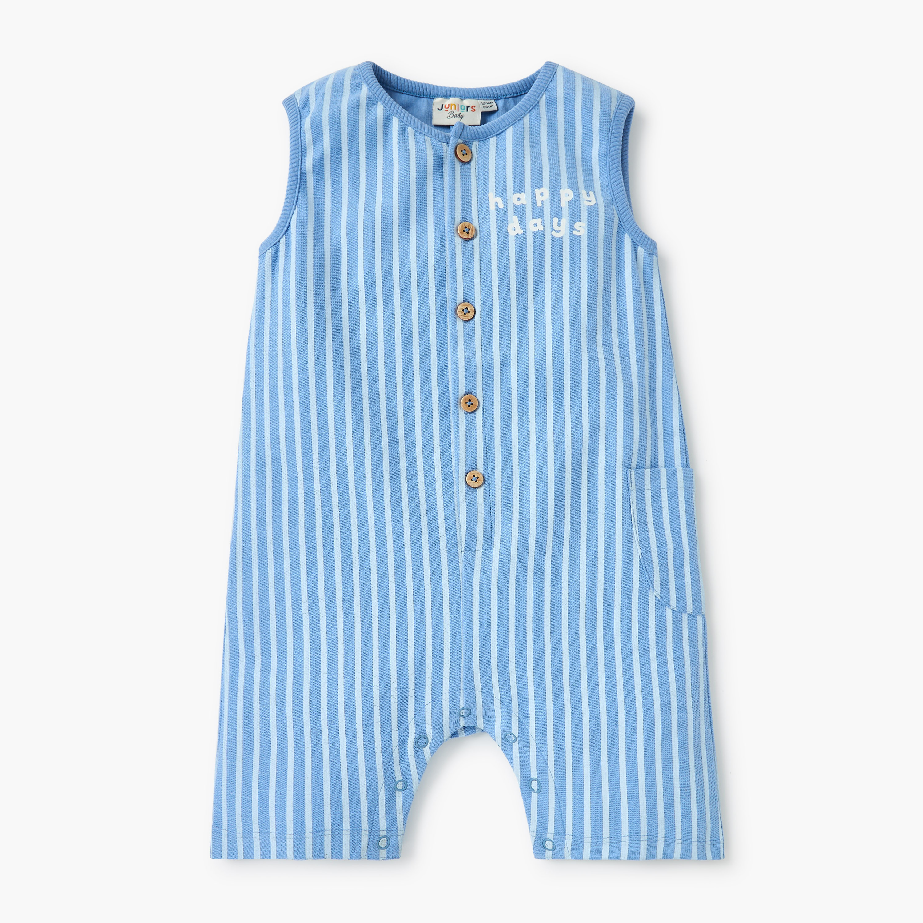 أفرول مخطط بدون أكمام قطعتين من جونيورز-baby-boys-clothing-rompers-image-2