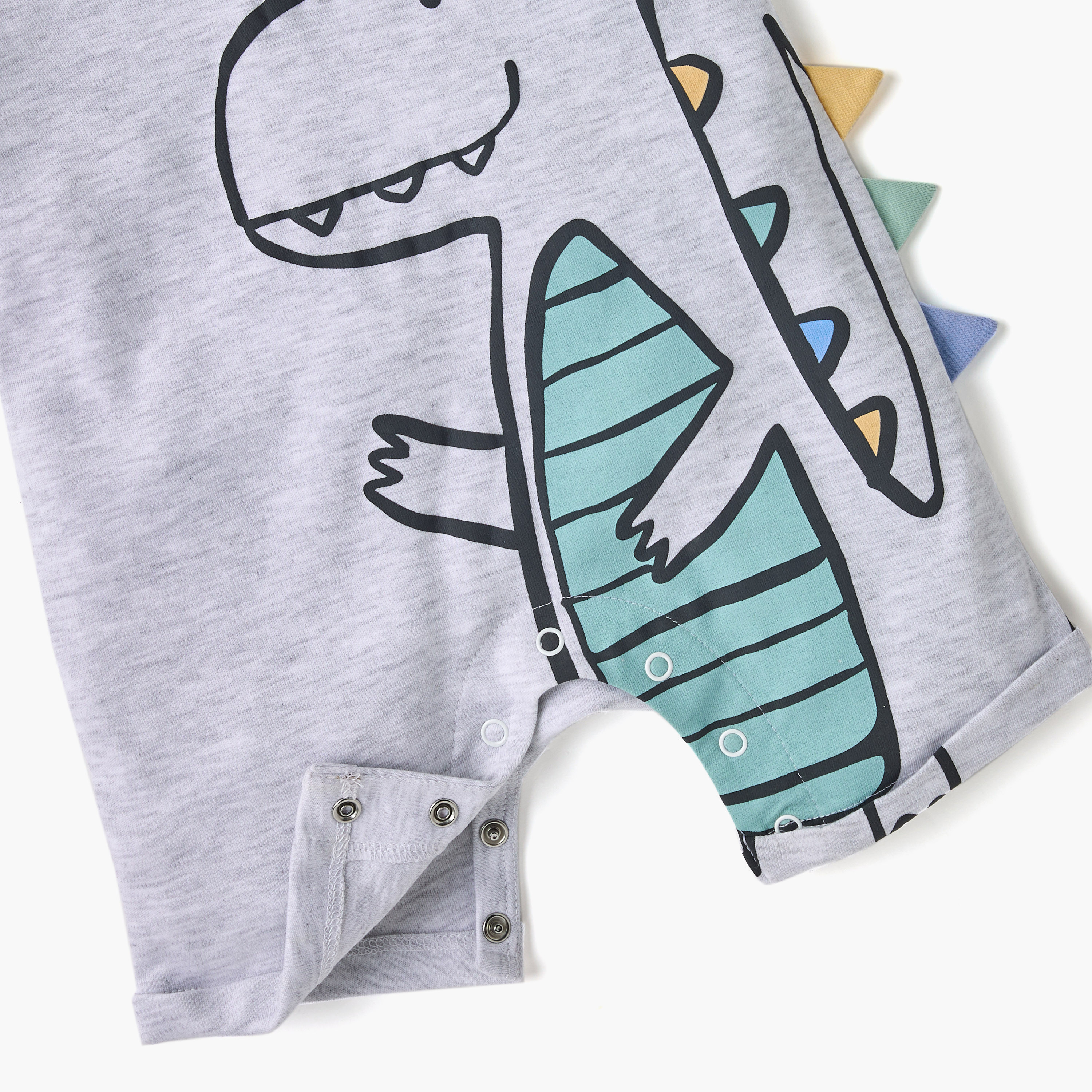أفرول بطبعات ديناصور وأكمام قصيرة من جونيورز-baby-boys-clothing-rompers-image-4