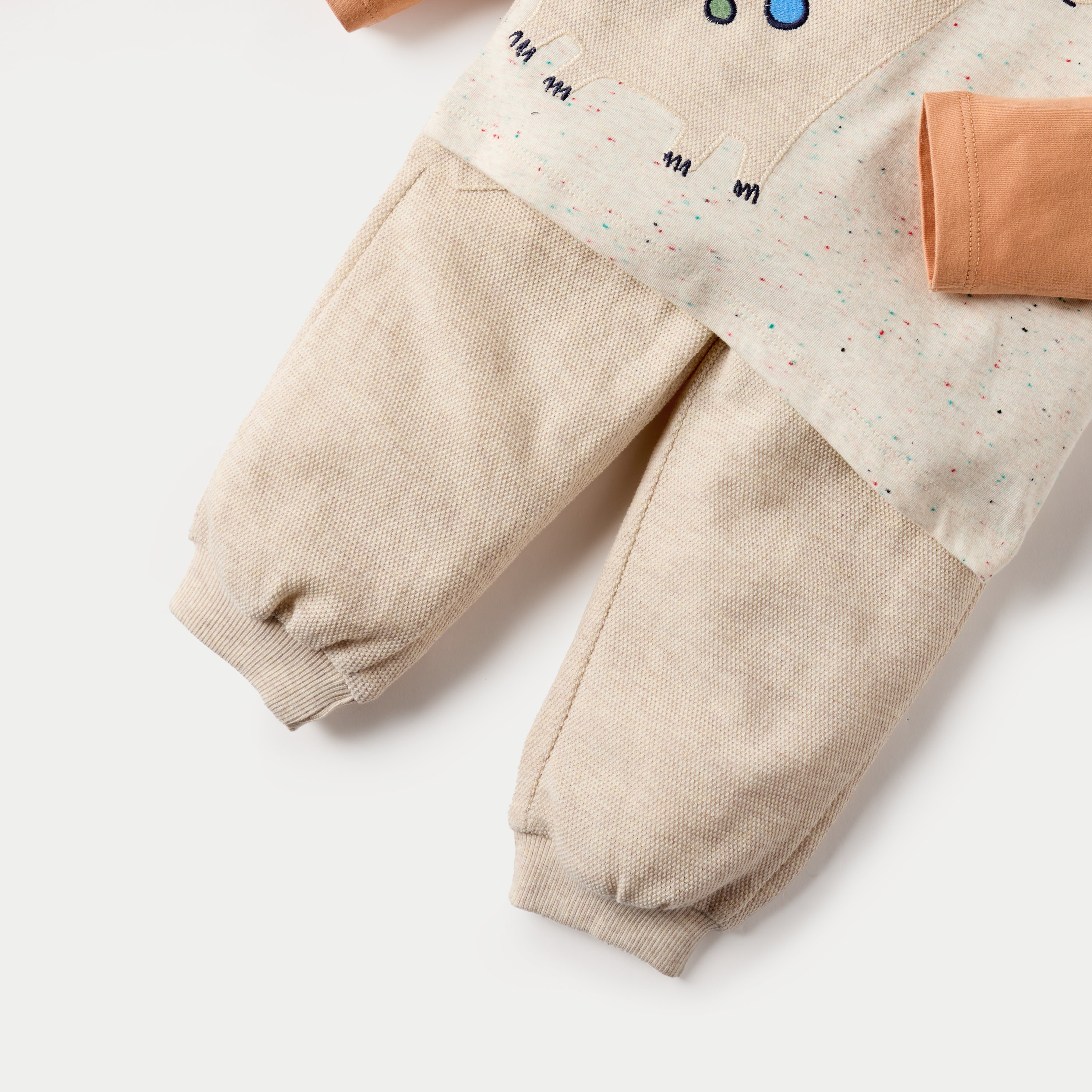 طقم بنطلون بيجاما وتيشيرت بزخارف ديناصور من جونيورز-baby-boys-clothing-setsandcoords-image-5