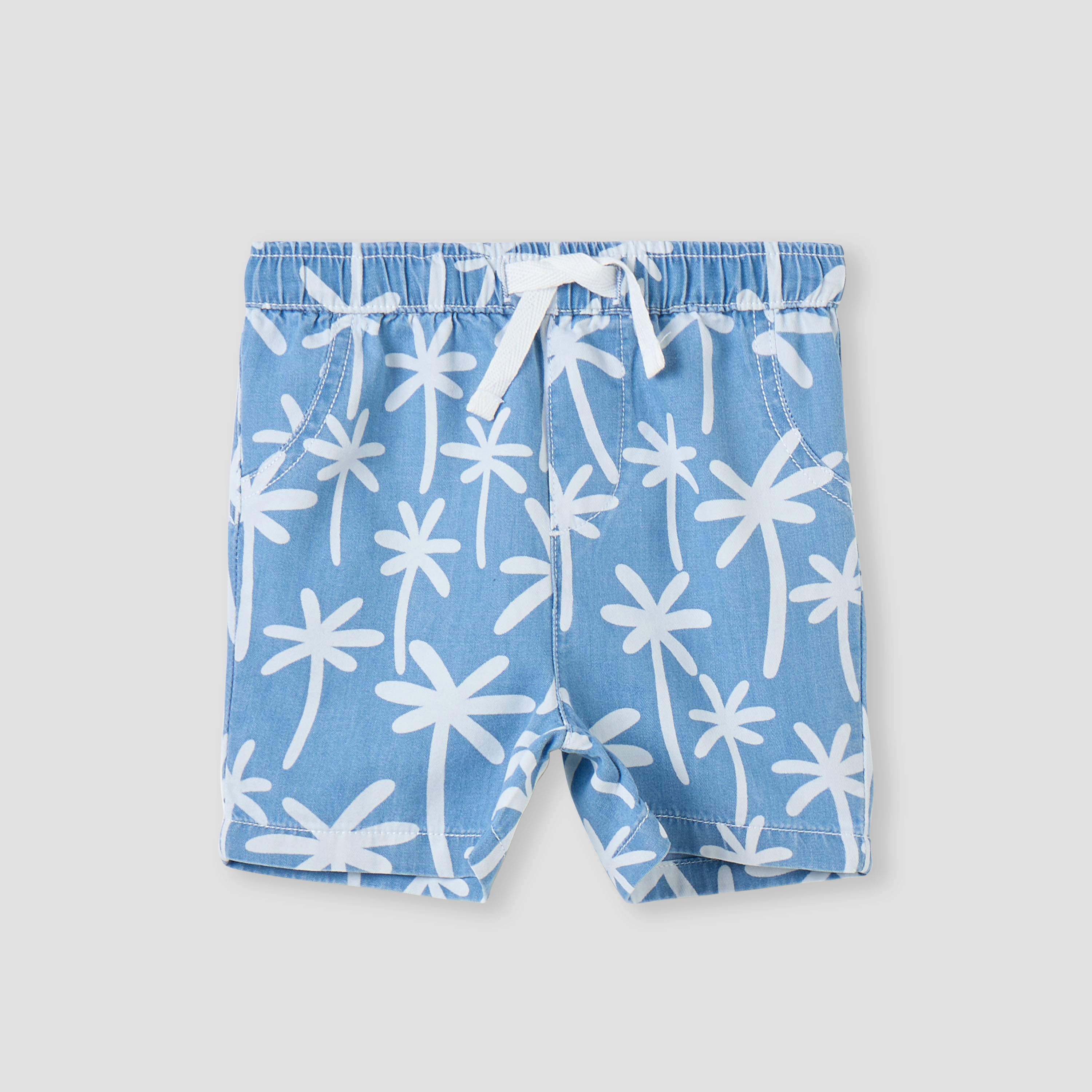 Juniors All-Over Palm Tree Print Shirt and Shorts Set-baby-boys-clothing-setsandcoords-image-3