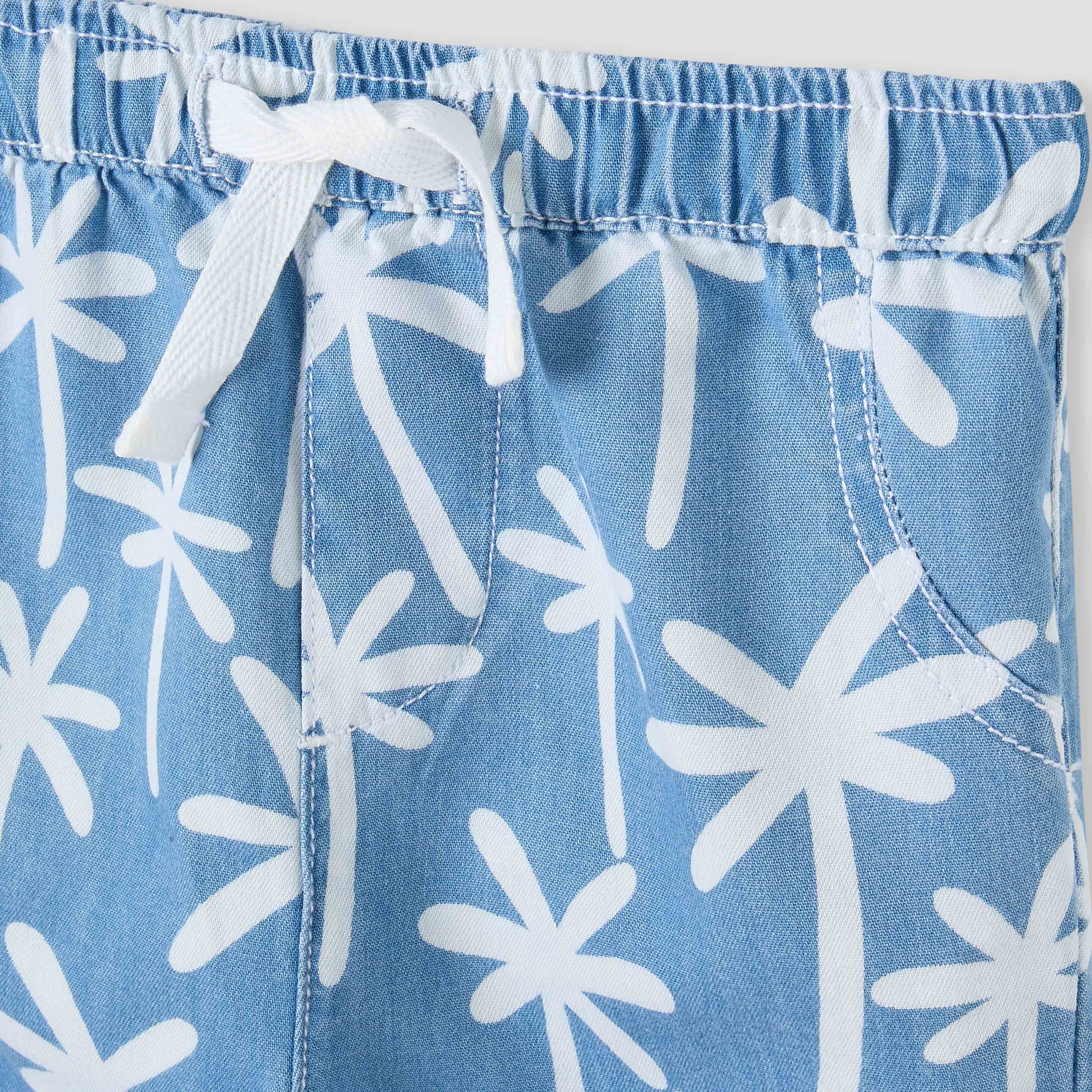 Juniors All-Over Palm Tree Print Shirt and Shorts Set-baby-boys-clothing-setsandcoords-image-5