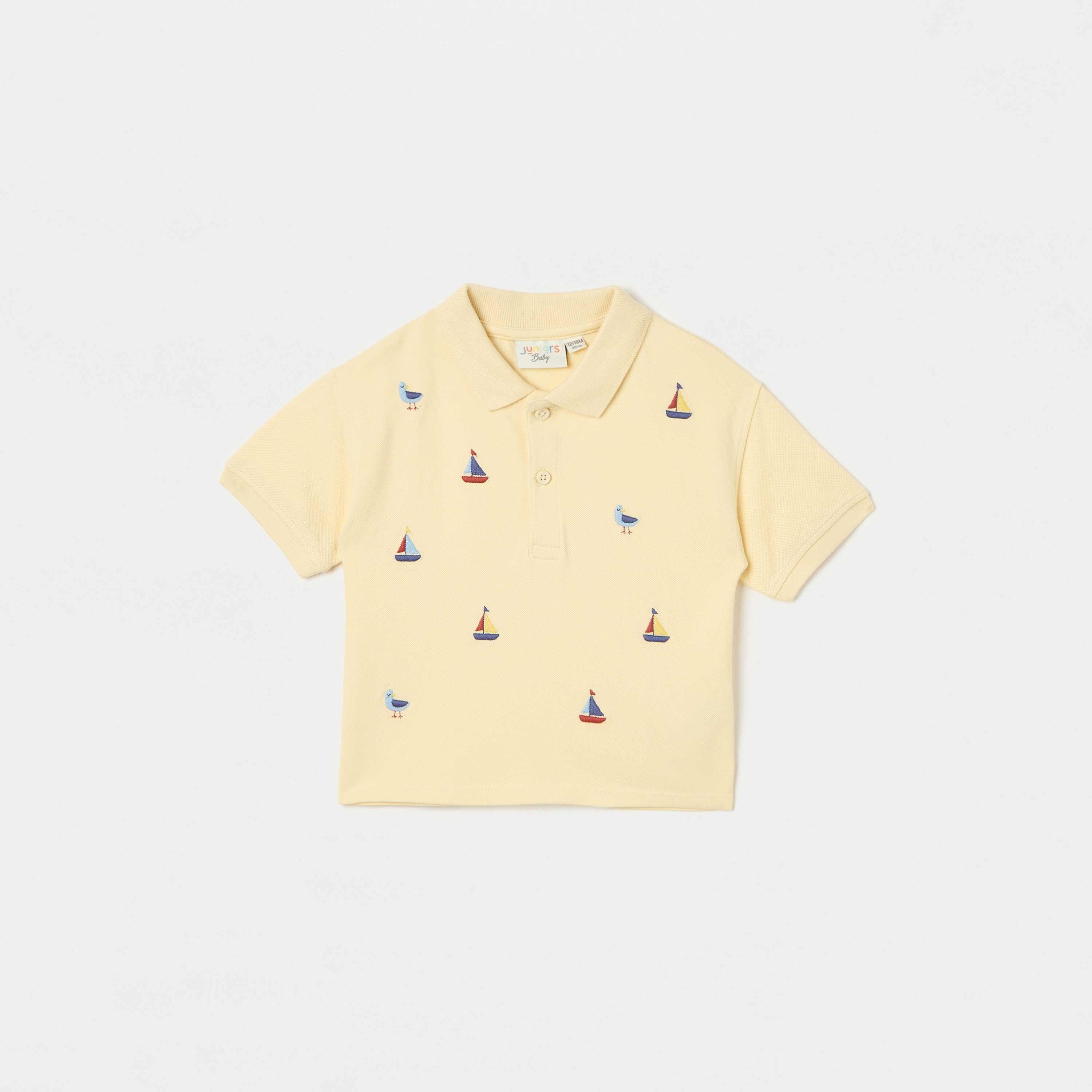 تيشيرت بولو مطرز بأكمام قصيرة من جونيورز-baby-boys-clothing-tshirtsandpolos-image-4