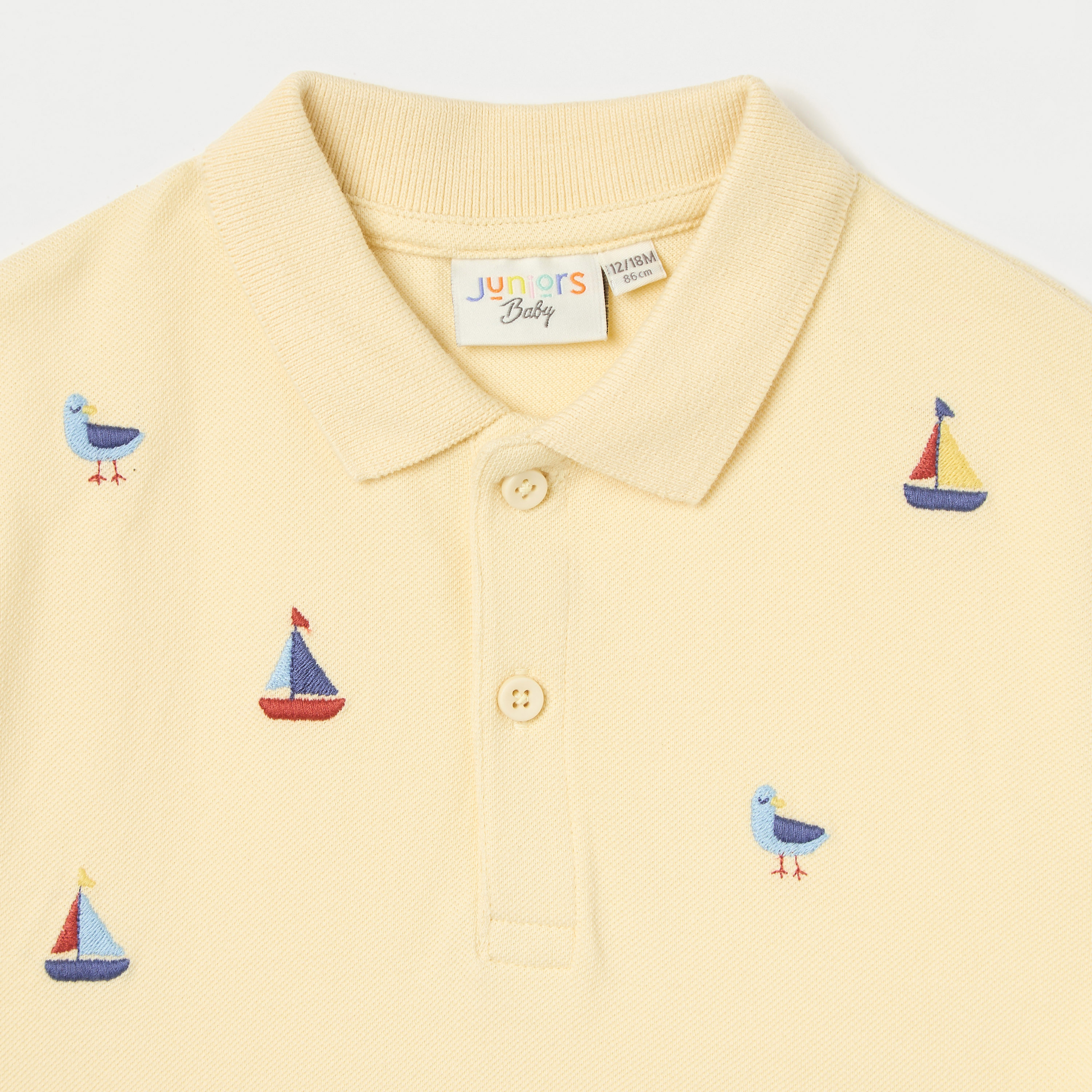 تيشيرت بولو مطرز بأكمام قصيرة من جونيورز-baby-boys-clothing-tshirtsandpolos-image-3