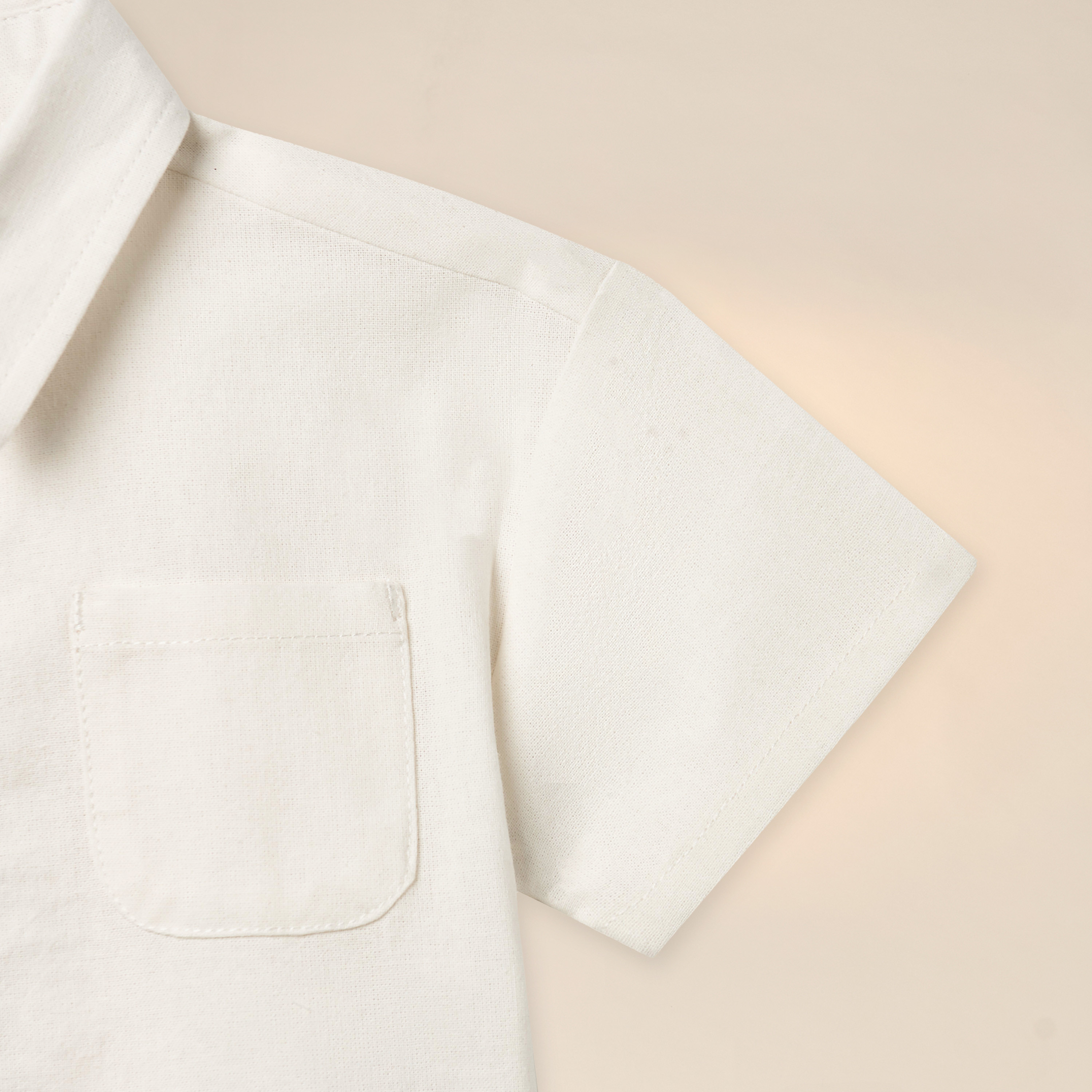 Juniors Embroidered Shirt with Short Sleeves-baby-boys-clothing-shirts-image-4