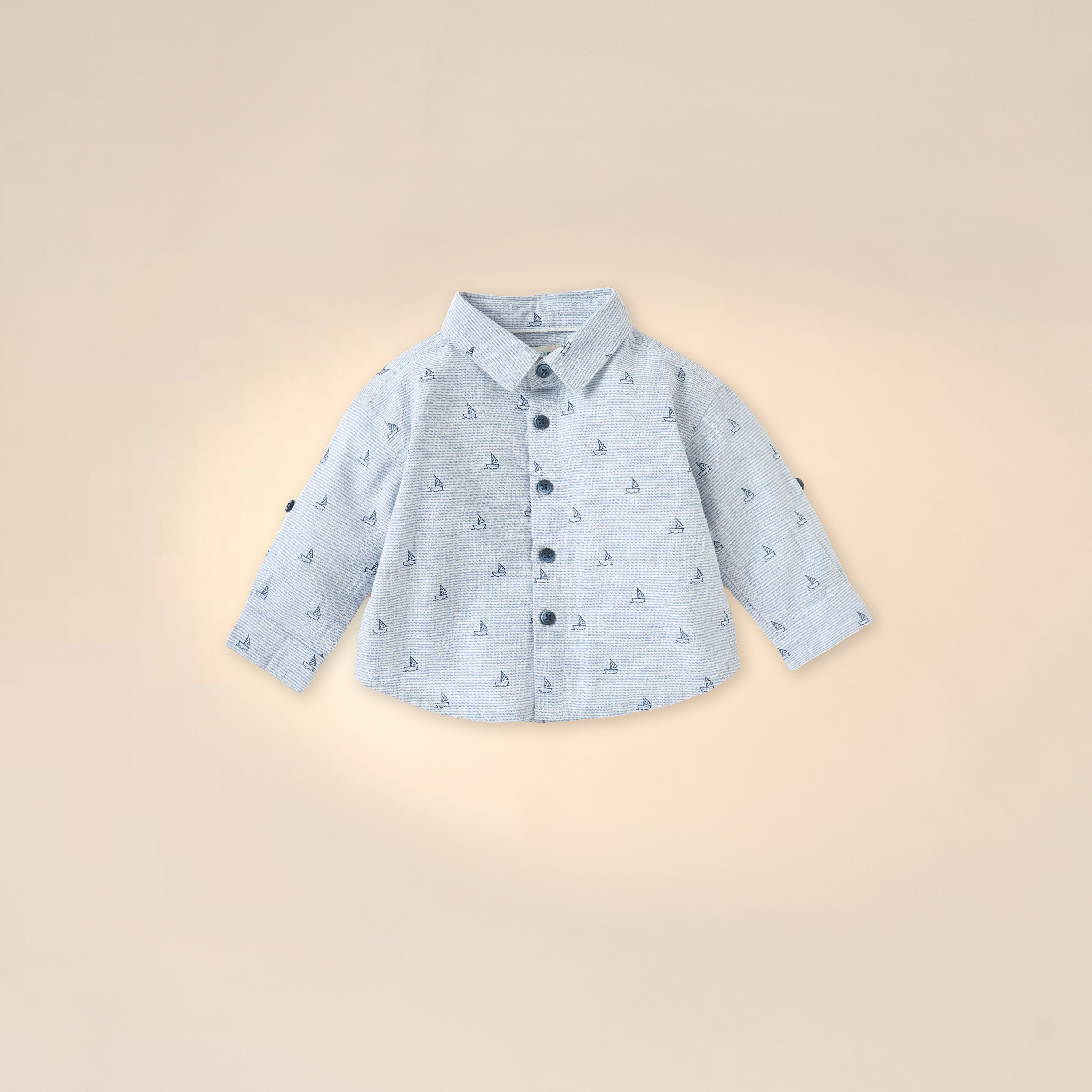 Juniors Nautica Print Shirt and Bow Tie Set-baby-boys-clothing-shirts-image-2