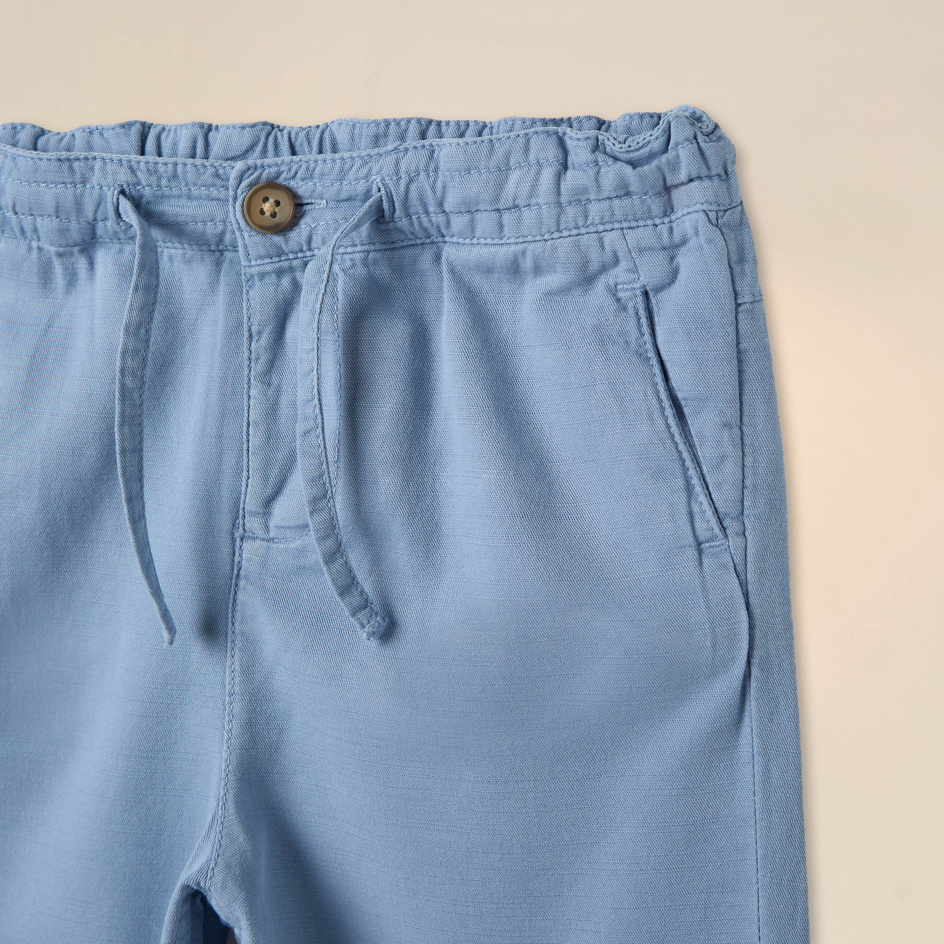 Juniors Solid Pull-On Pants with Pockets and Drawstring Closure-baby-boys-clothing-bottoms-trousers-image-3