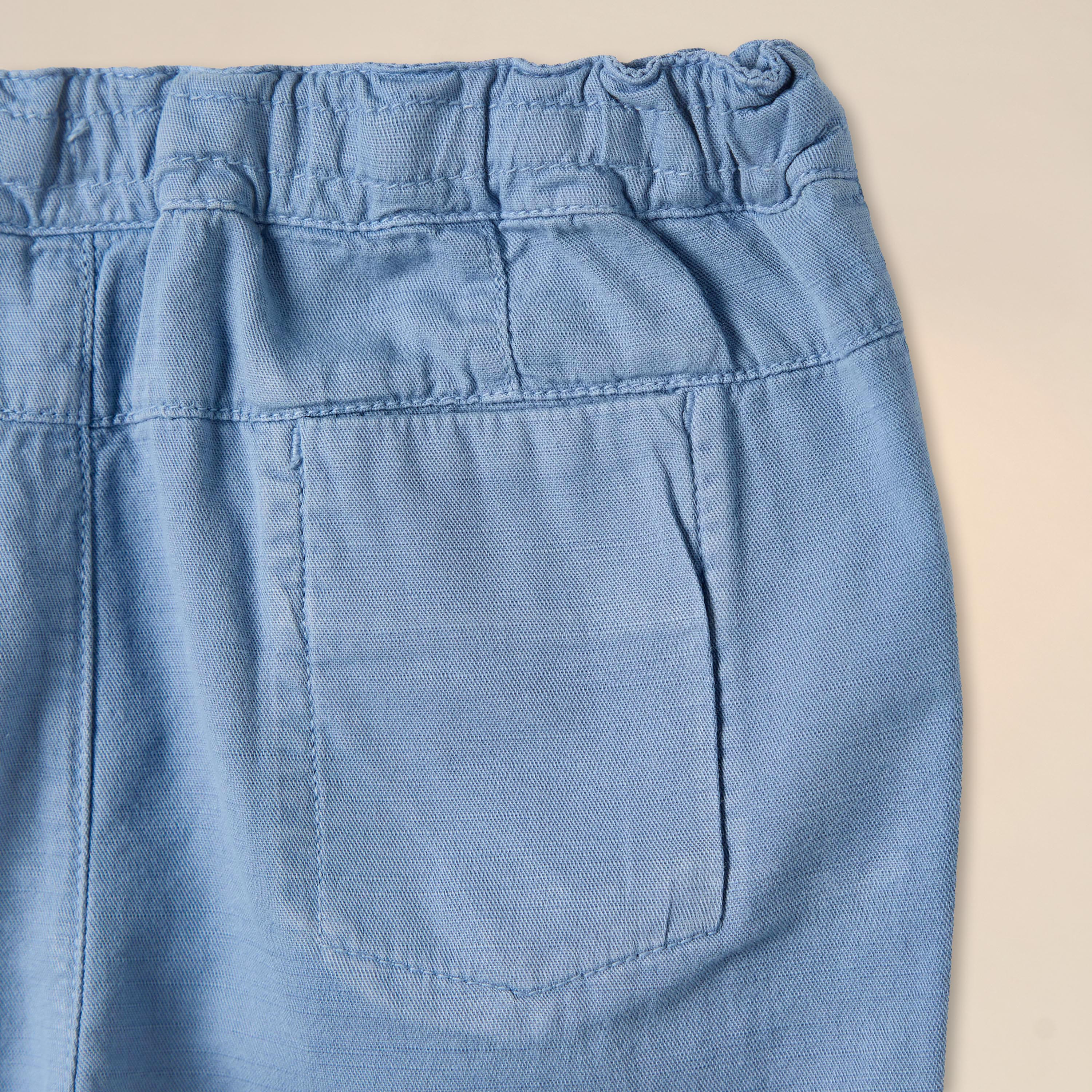 Juniors Solid Pull-On Pants with Pockets and Drawstring Closure-baby-boys-clothing-bottoms-trousers-image-5