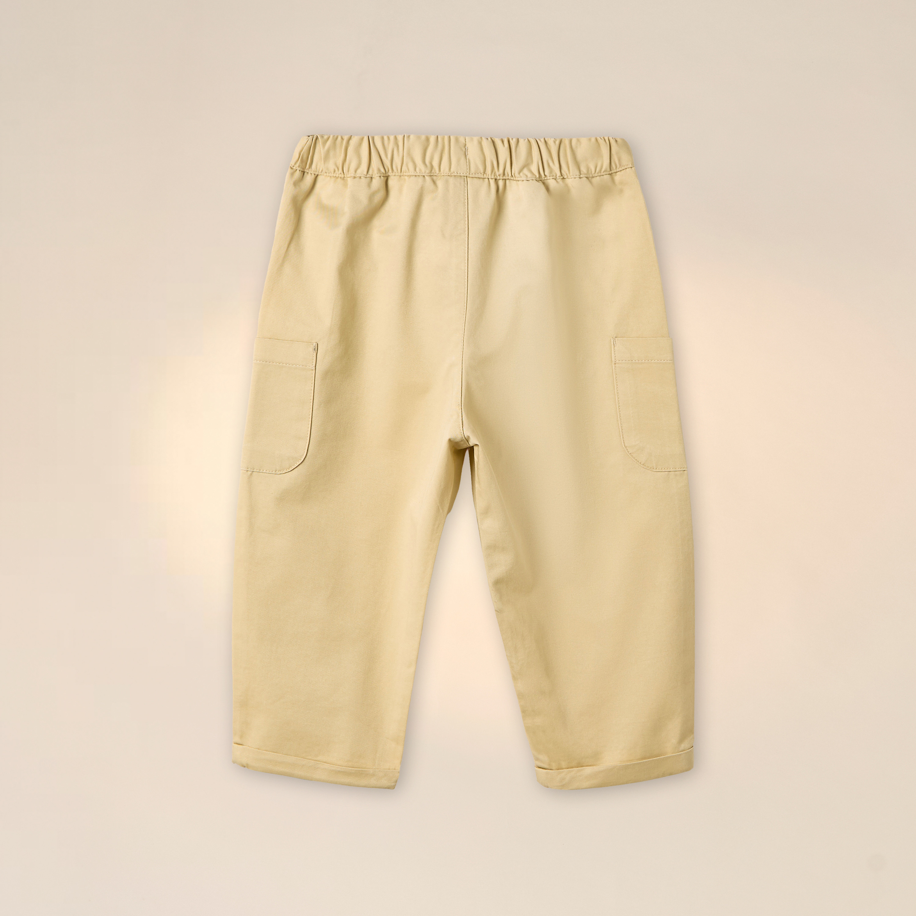 Juniors Solid Pants with Drawstring Closure and Pockets-baby-boys-clothing-bottoms-trousers-image-2