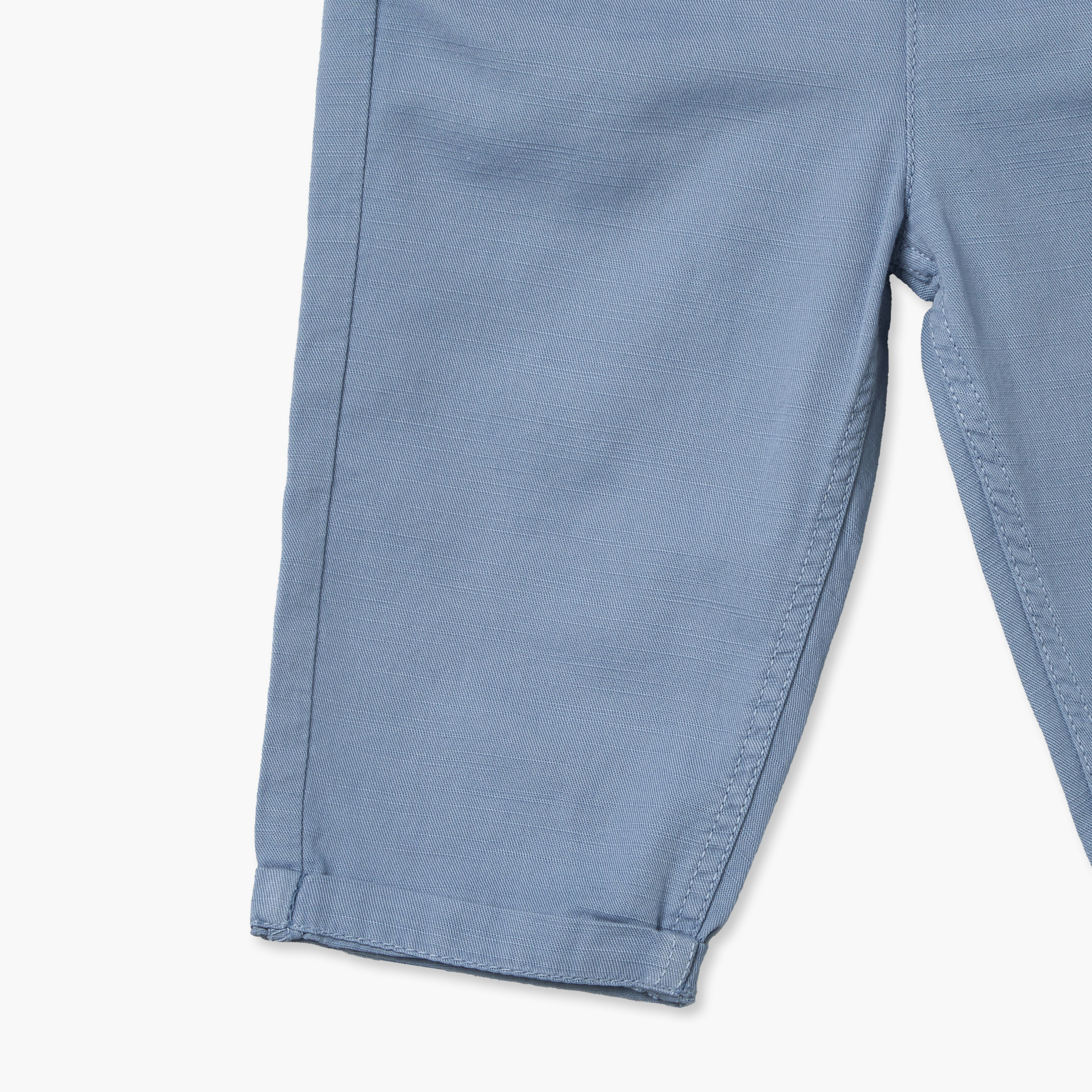 بنطلون سادة برباط إغلاق وجيوب من جونيورز-baby-boys-clothing-bottoms-trousers-image-5