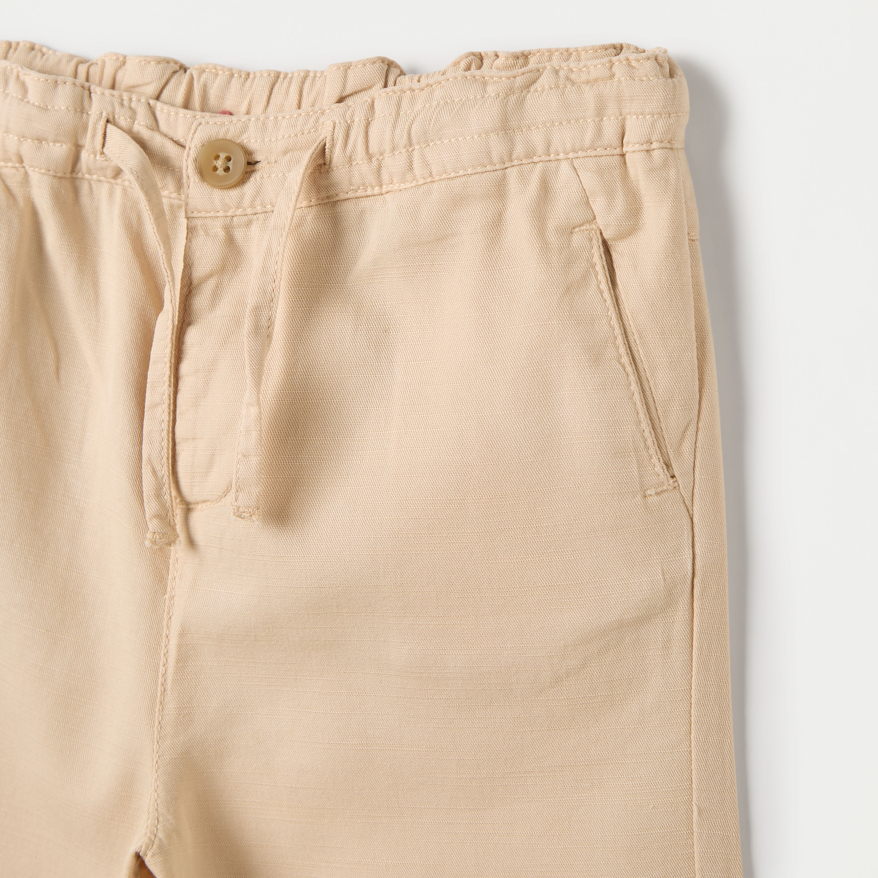 Juniors Solid Pull-On Pants with Pockets and Drawstring Closure-baby-boys-clothing-bottoms-trousers-image-3