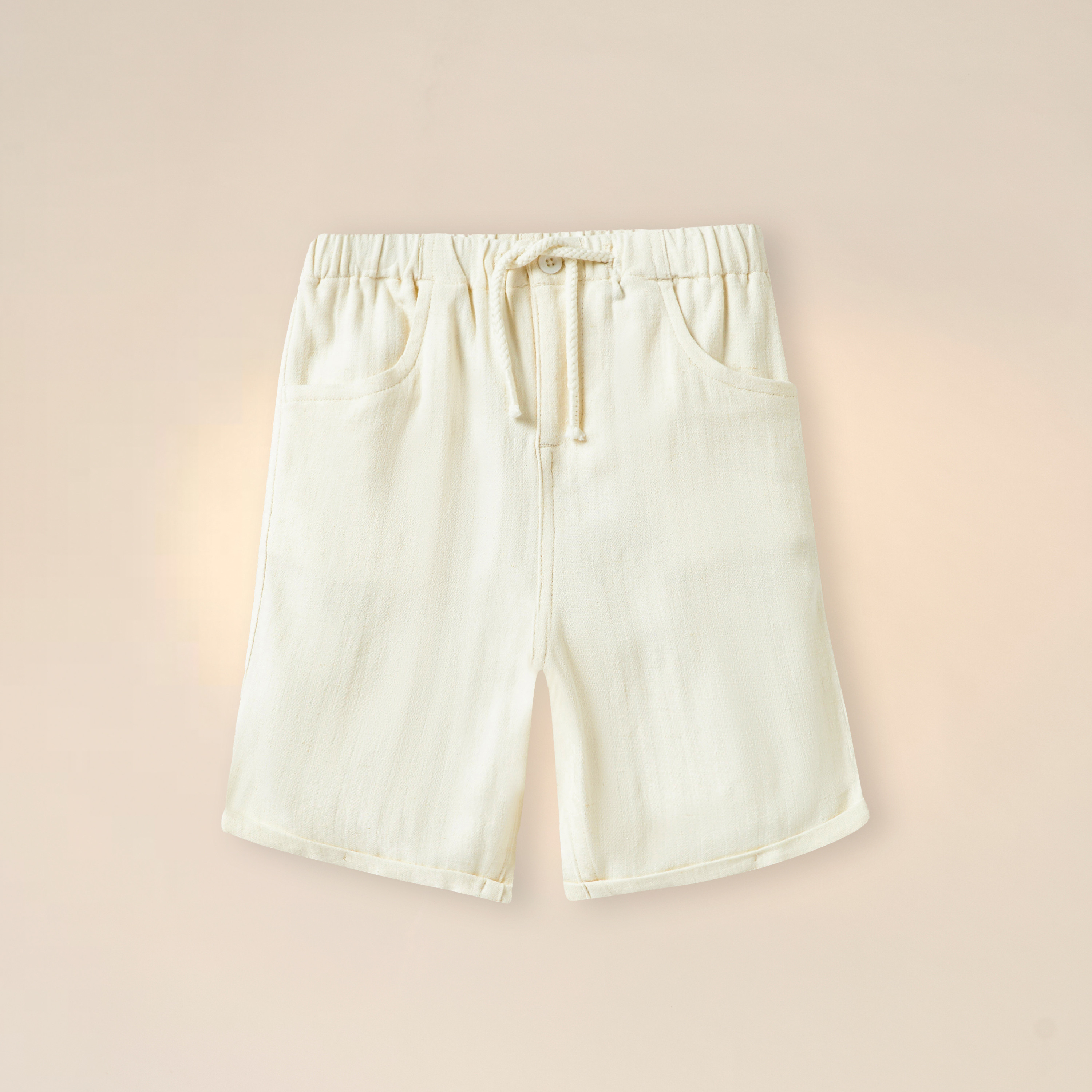Juniors Embroidered Collared Shirt and Elasticated Shorts Set-baby-boys-clothing-setsandcoords-image-3