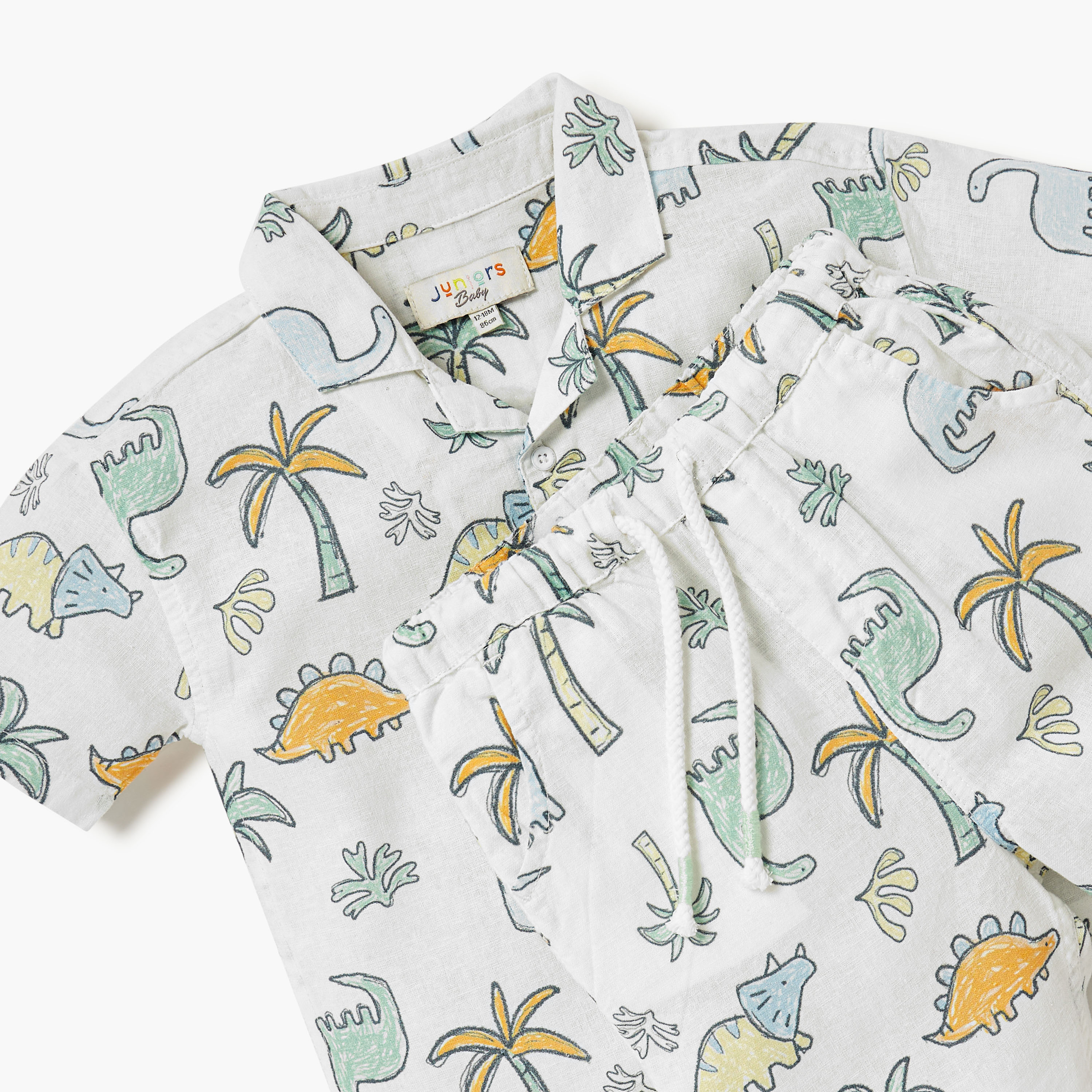 طقم قميص وشورت بطبعات من جونيورز-baby-boys-clothing-setsandcoords-image-2