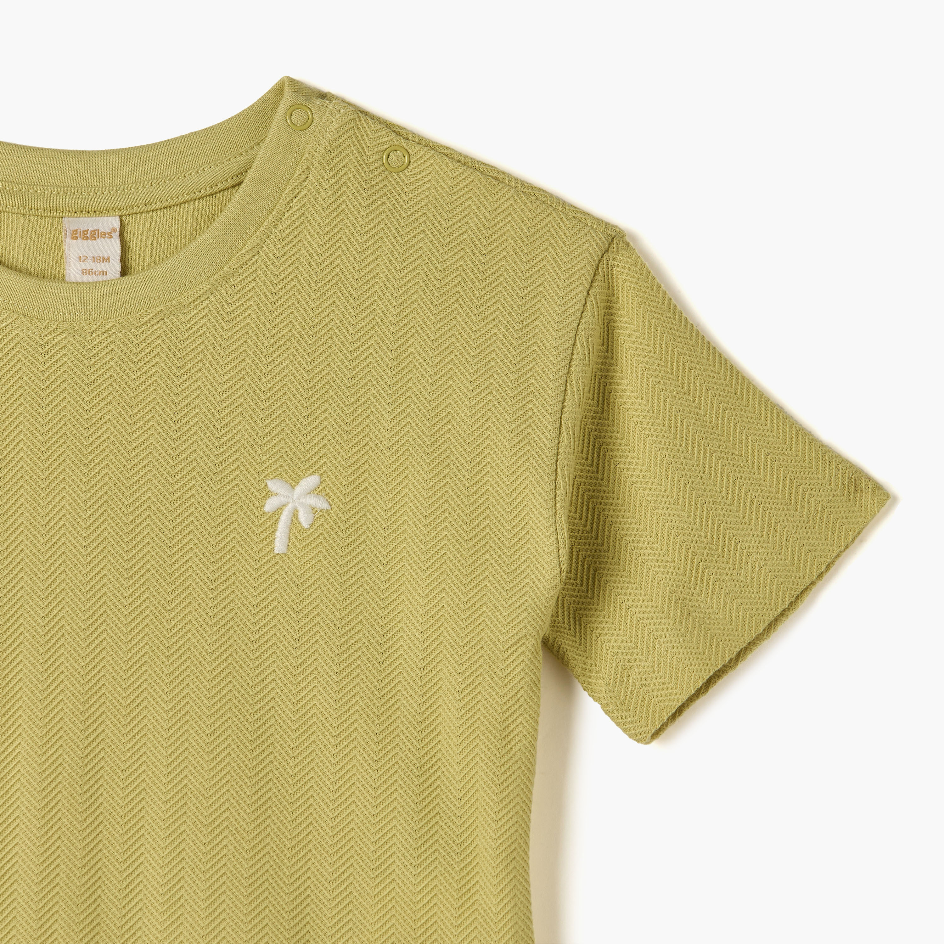 تيشيرت بارز الملمس بأكمام قصيرة من جيجلز-baby-boys-clothing-tshirtsandpolos-image-3