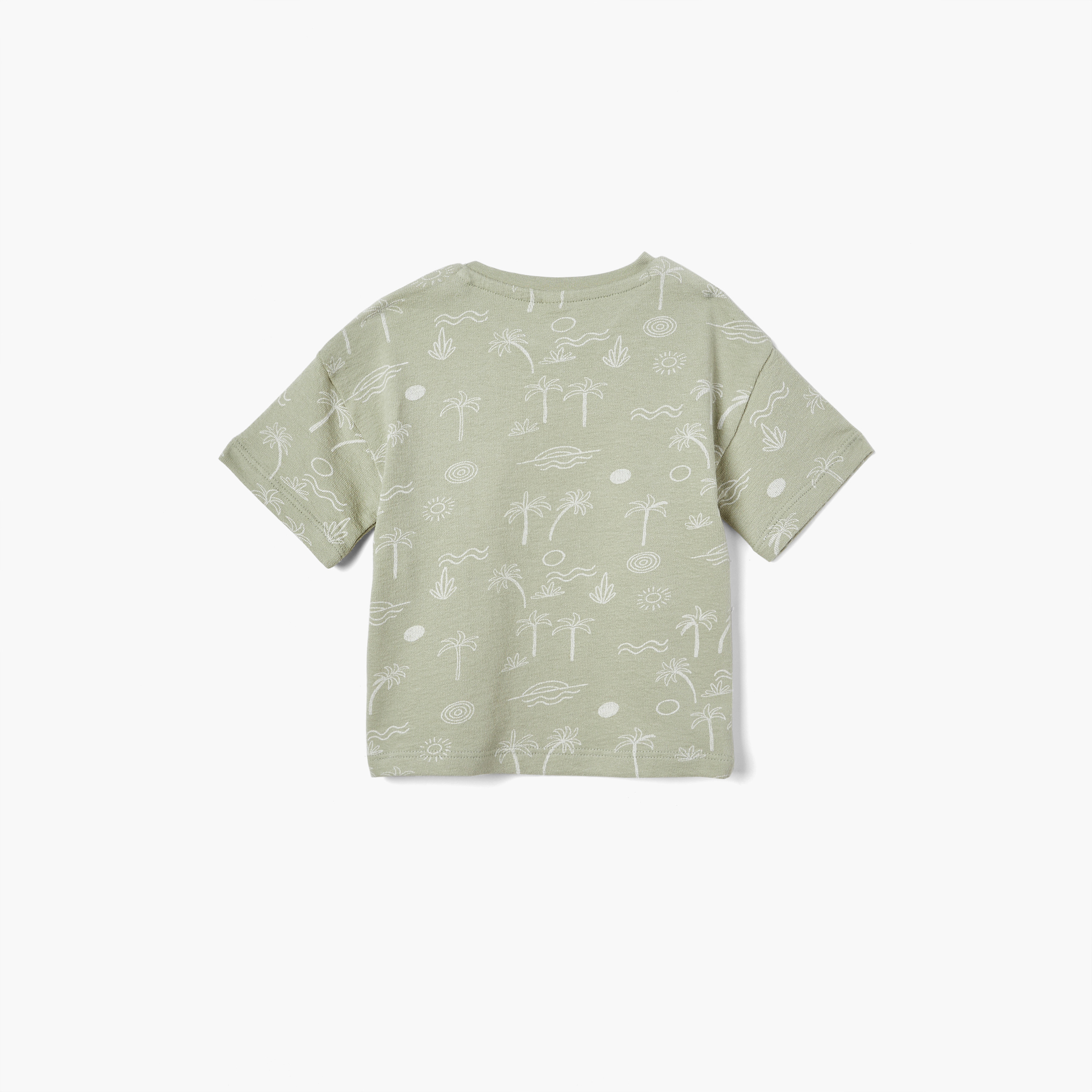 Giggles Printed T-shirt with Short Sleeves-baby-boys-clothing-tshirtsandpolos-image-2