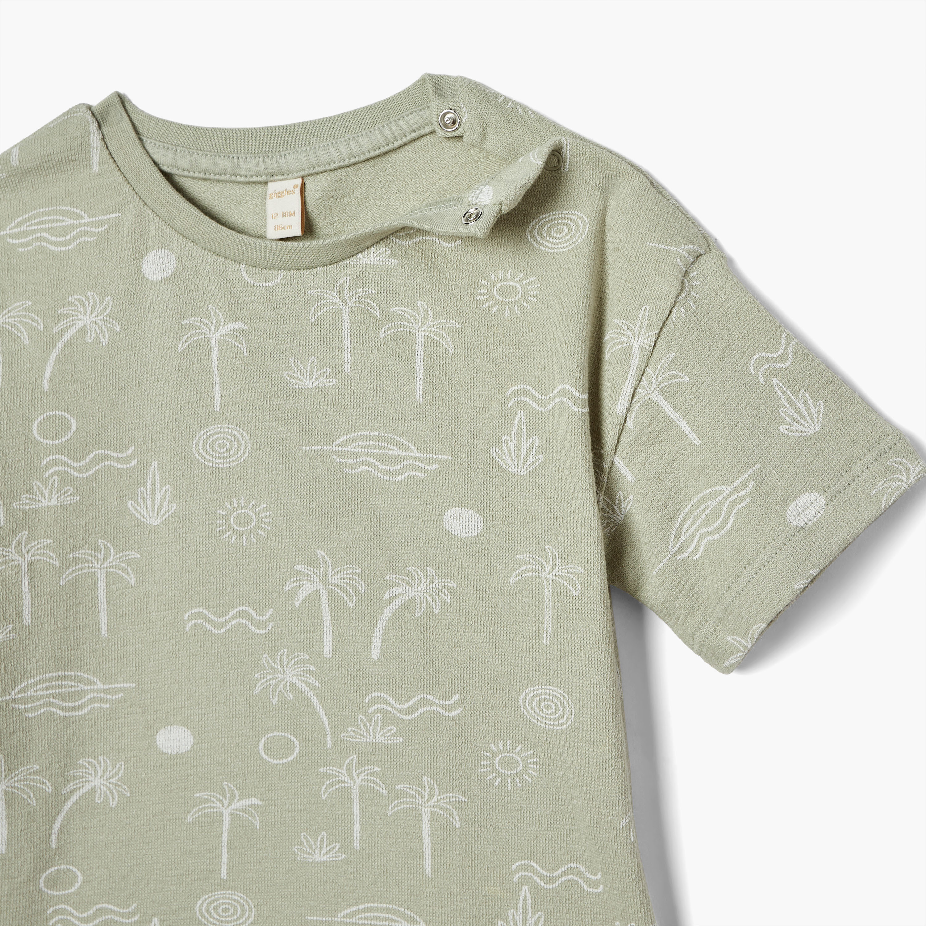 Giggles Printed T-shirt with Short Sleeves-baby-boys-clothing-tshirtsandpolos-image-3