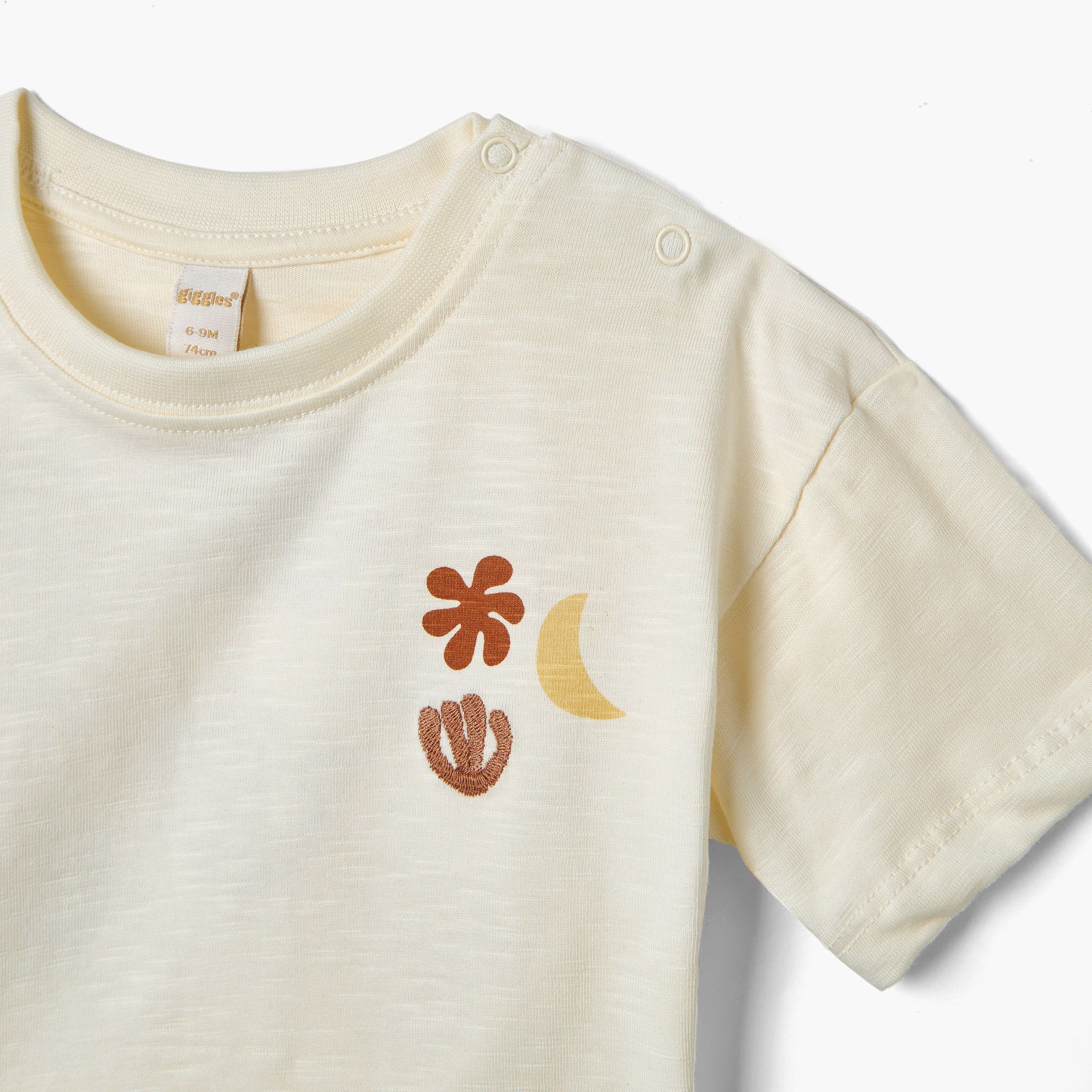 Giggles Printed T-shirt with Short Sleeves-baby-boys-clothing-tshirtsandpolos-image-3