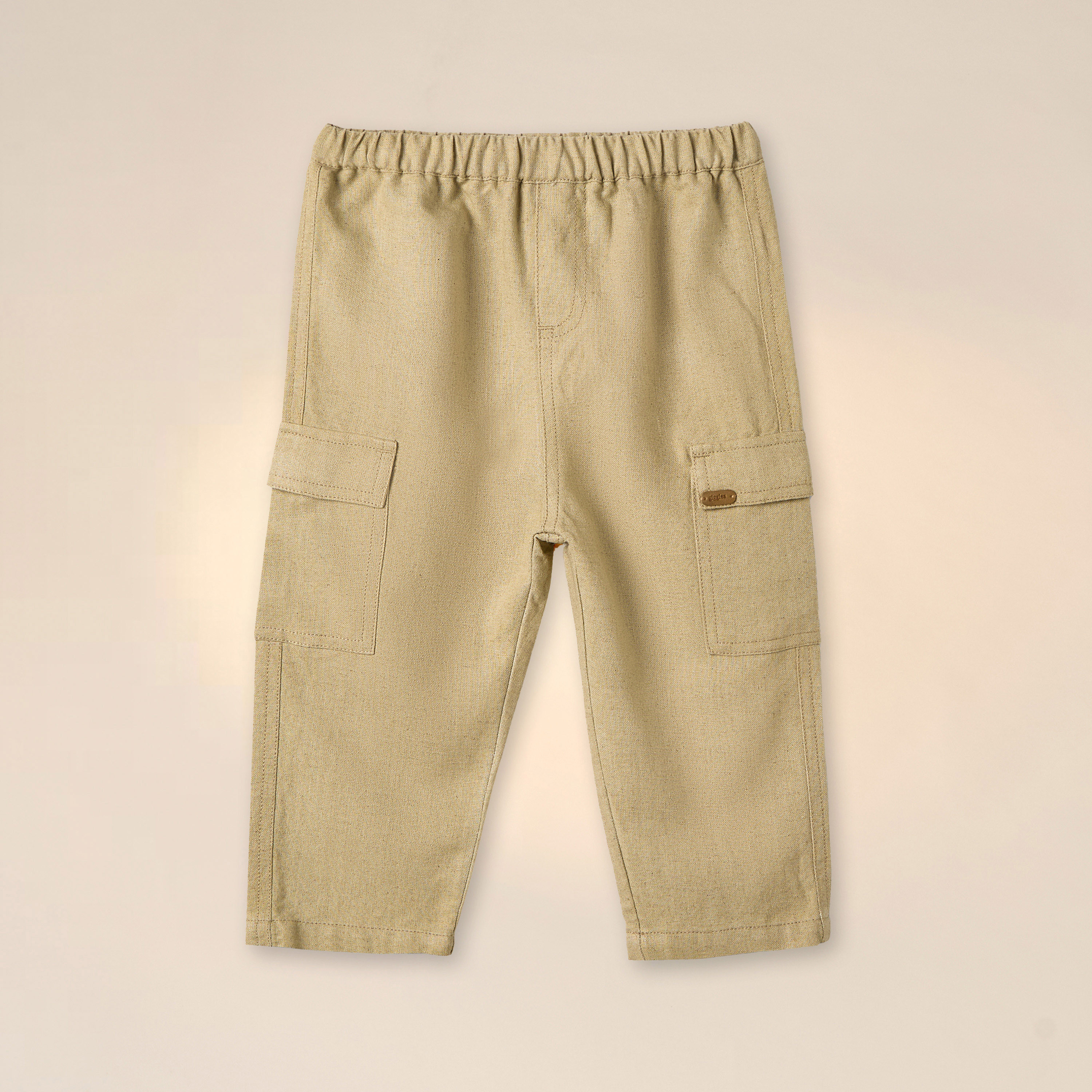 Giggles Textured Pull On Pants with Pockets-baby-boys-clothing-bottoms-trousers-image-1