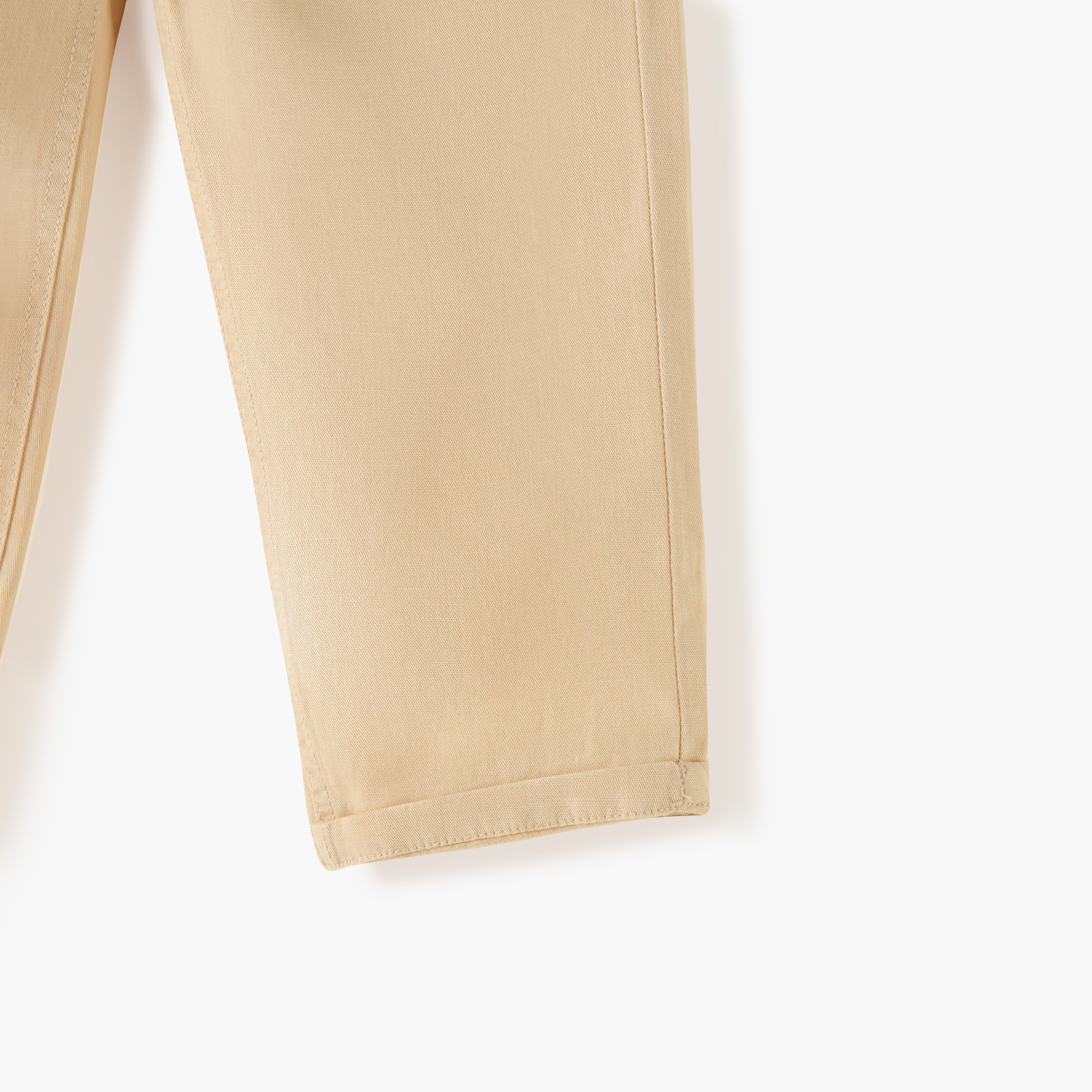 Juniors Solid Pants with Drawstring Closure and Pockets-baby-boys-clothing-bottoms-trousers-image-4