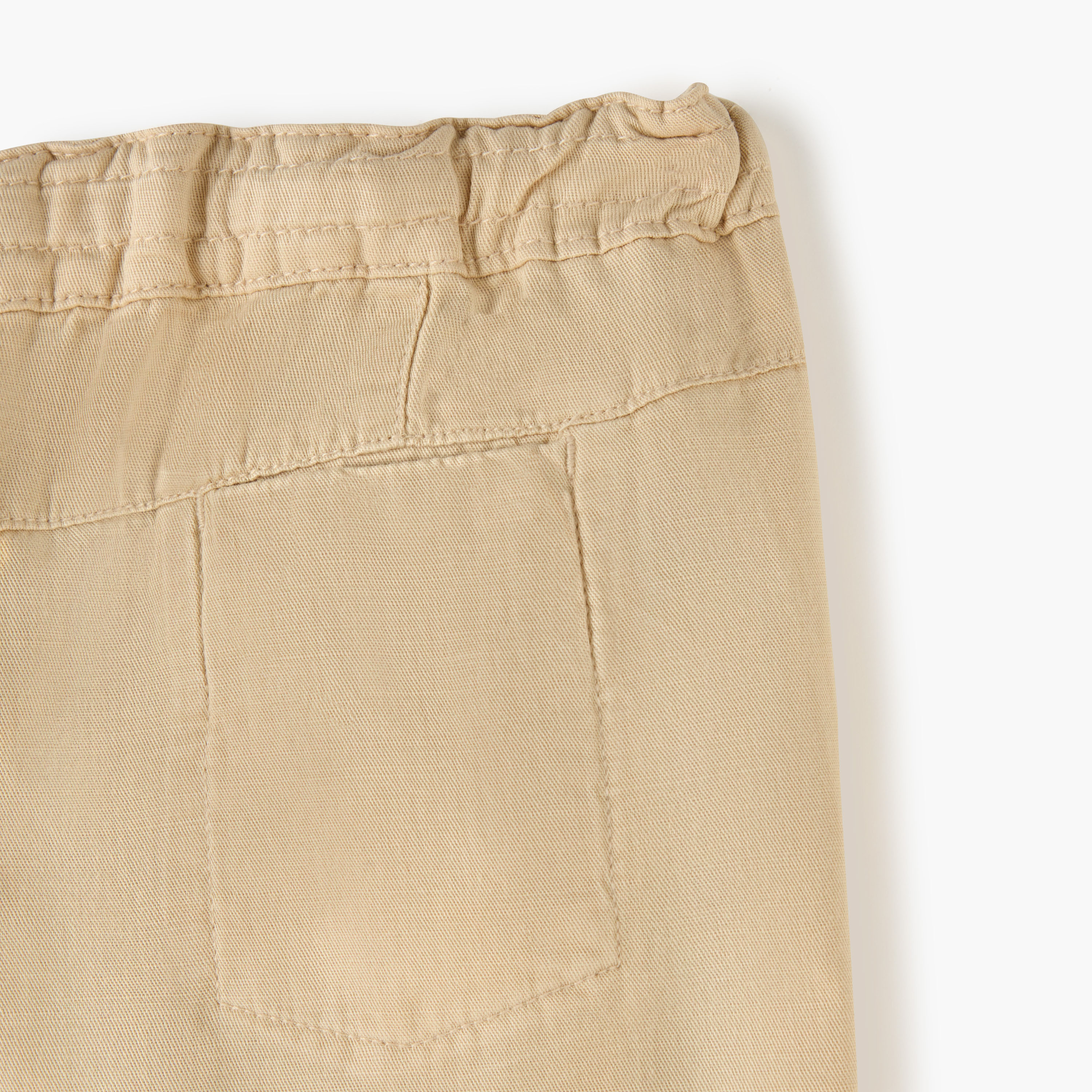 Juniors Solid Pants with Drawstring Closure and Pockets-baby-boys-clothing-bottoms-trousers-image-5