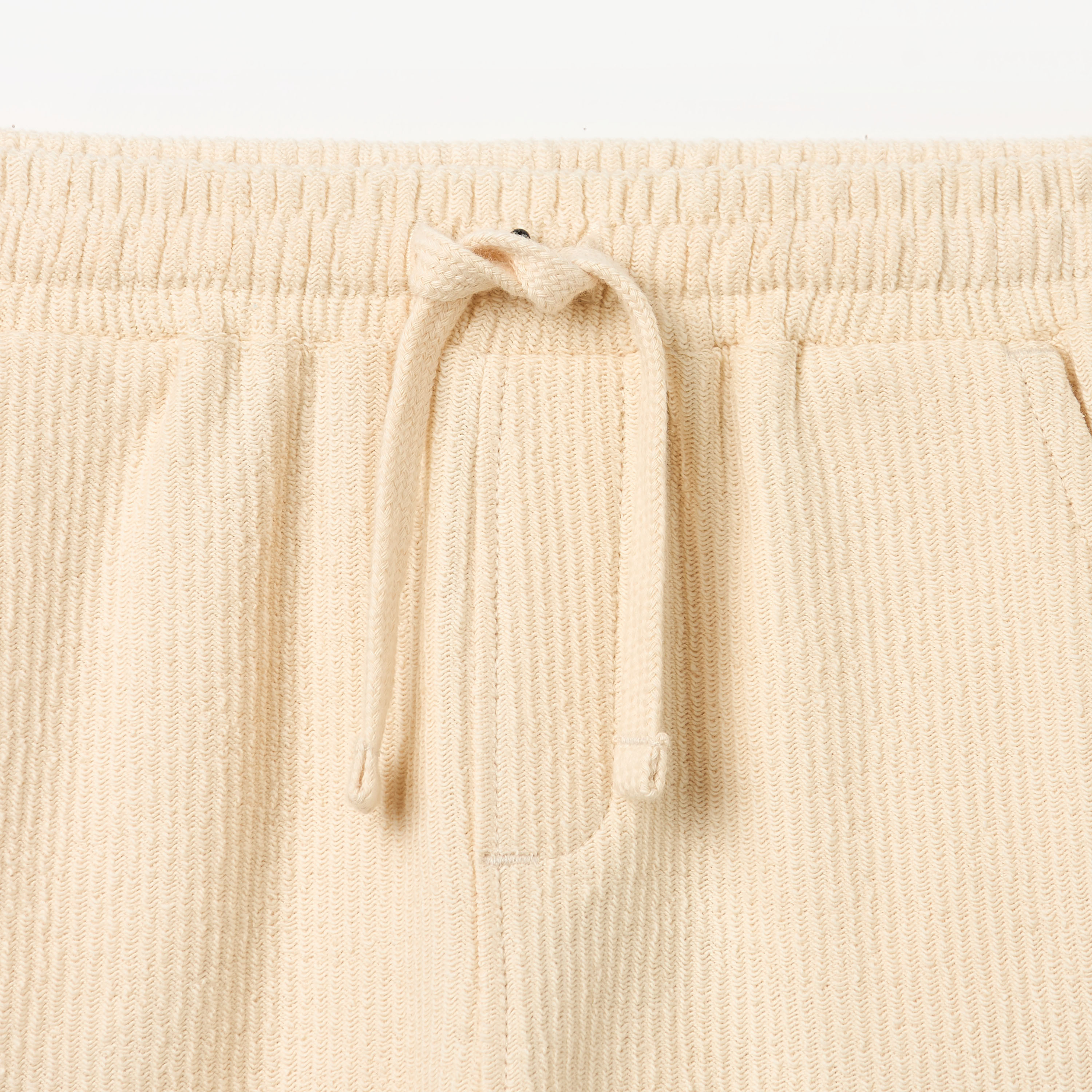 Giggles Textured Shorts with Drawstring Closure and Pockets-baby-boys-clothing-bottoms-shorts-image-3