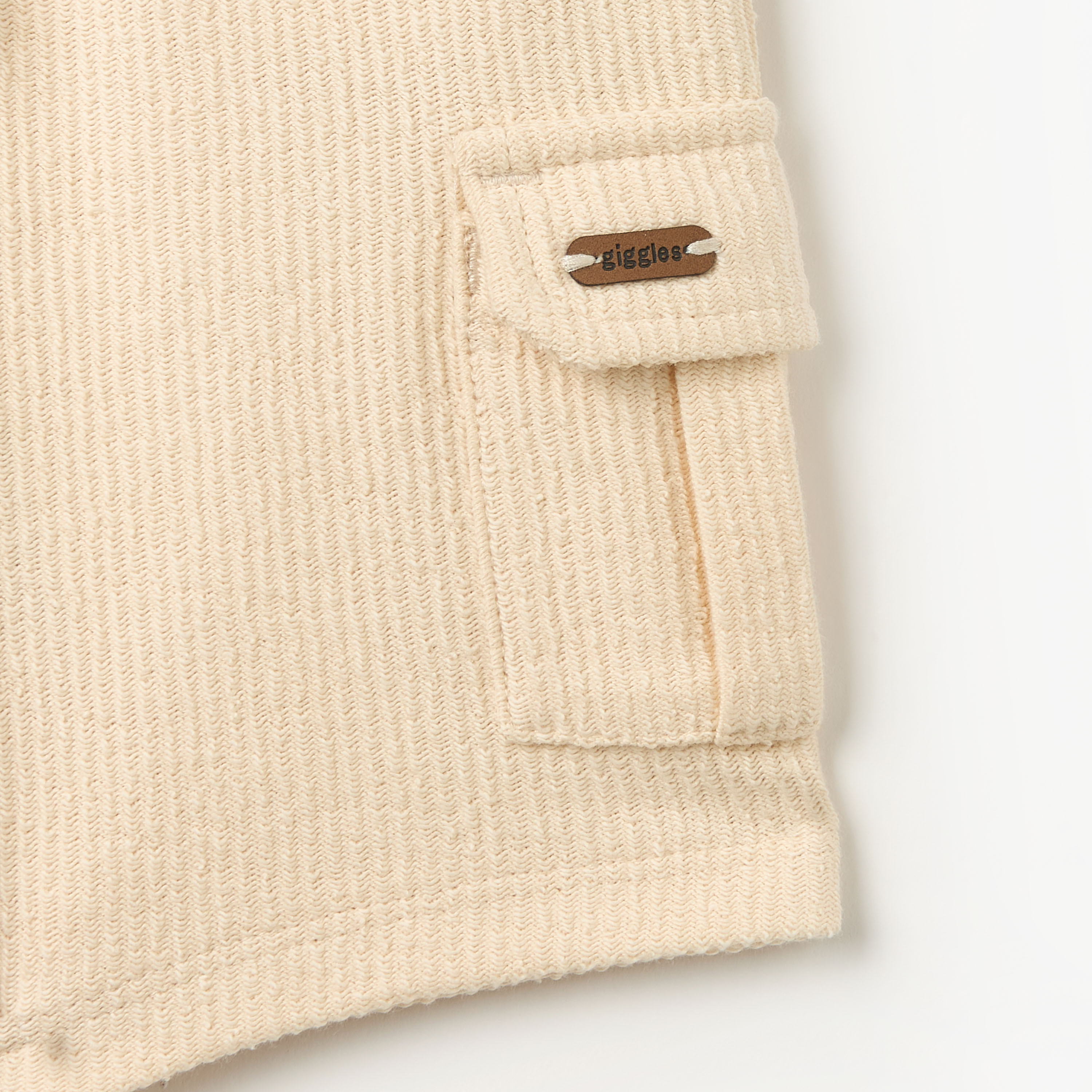 Giggles Textured Shorts with Drawstring Closure and Pockets-baby-boys-clothing-bottoms-shorts-image-4