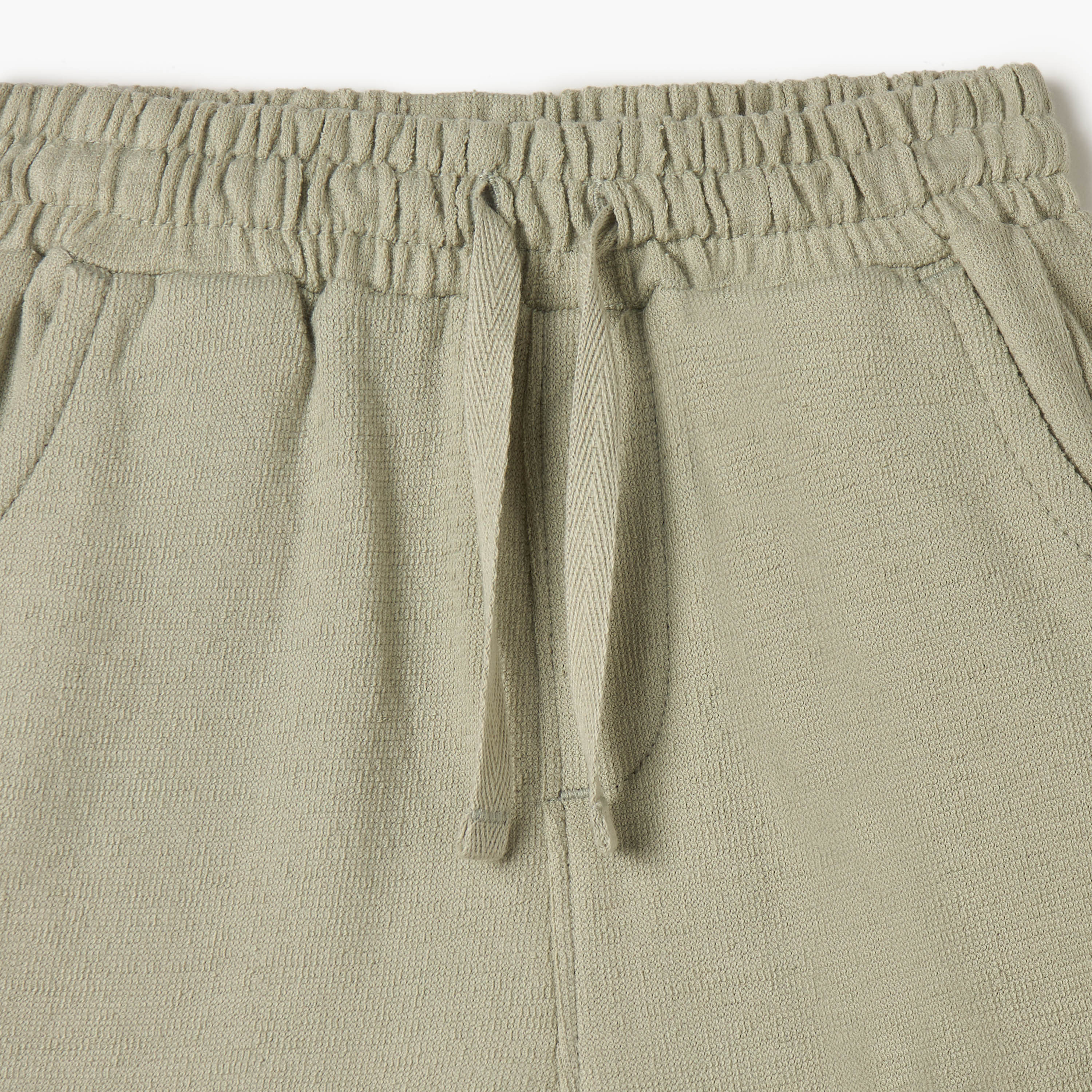 Giggles Solid Shorts with Drawstring Closure and Pockets-baby-boys-clothing-bottoms-shorts-image-3