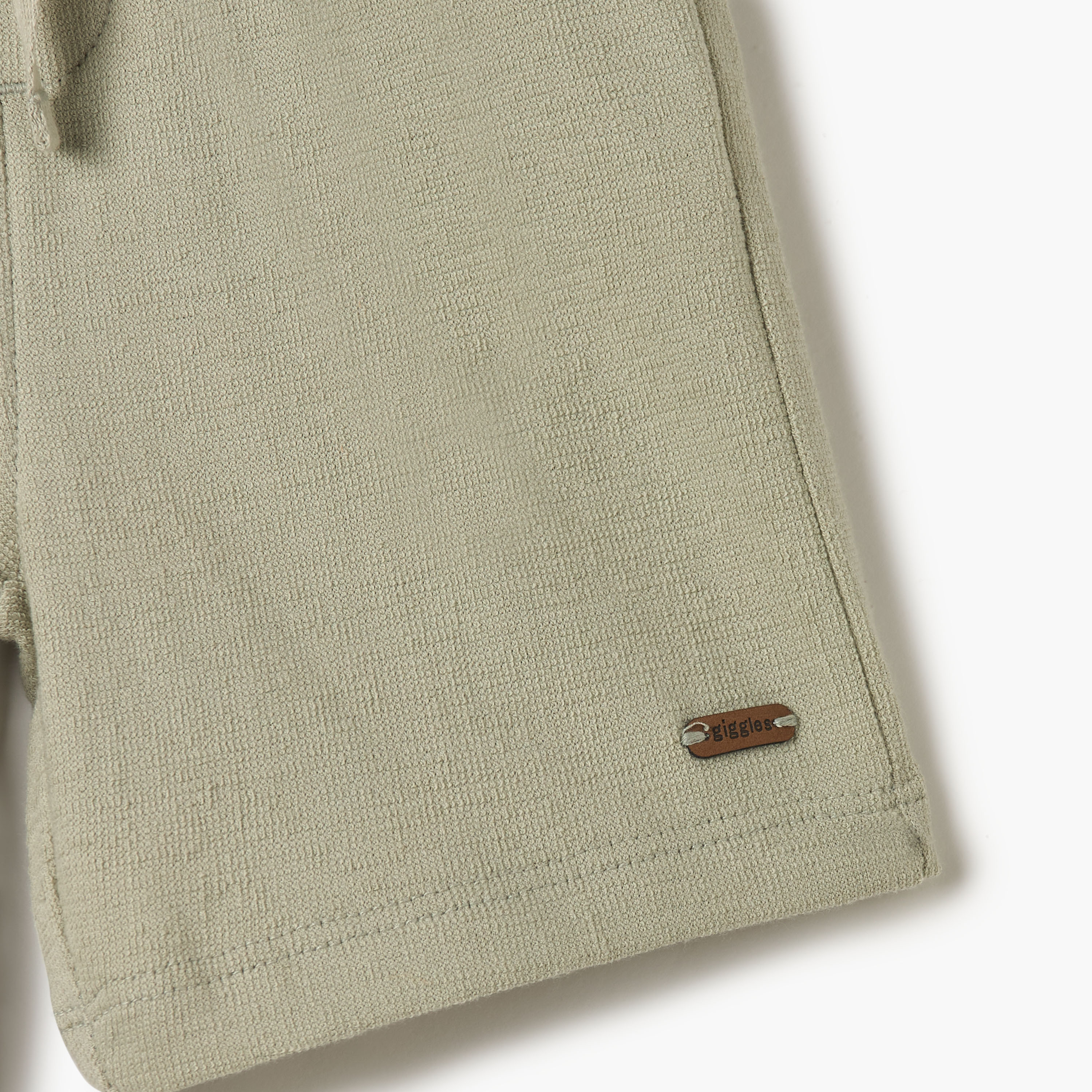 Giggles Solid Shorts with Drawstring Closure and Pockets-baby-boys-clothing-bottoms-shorts-image-5