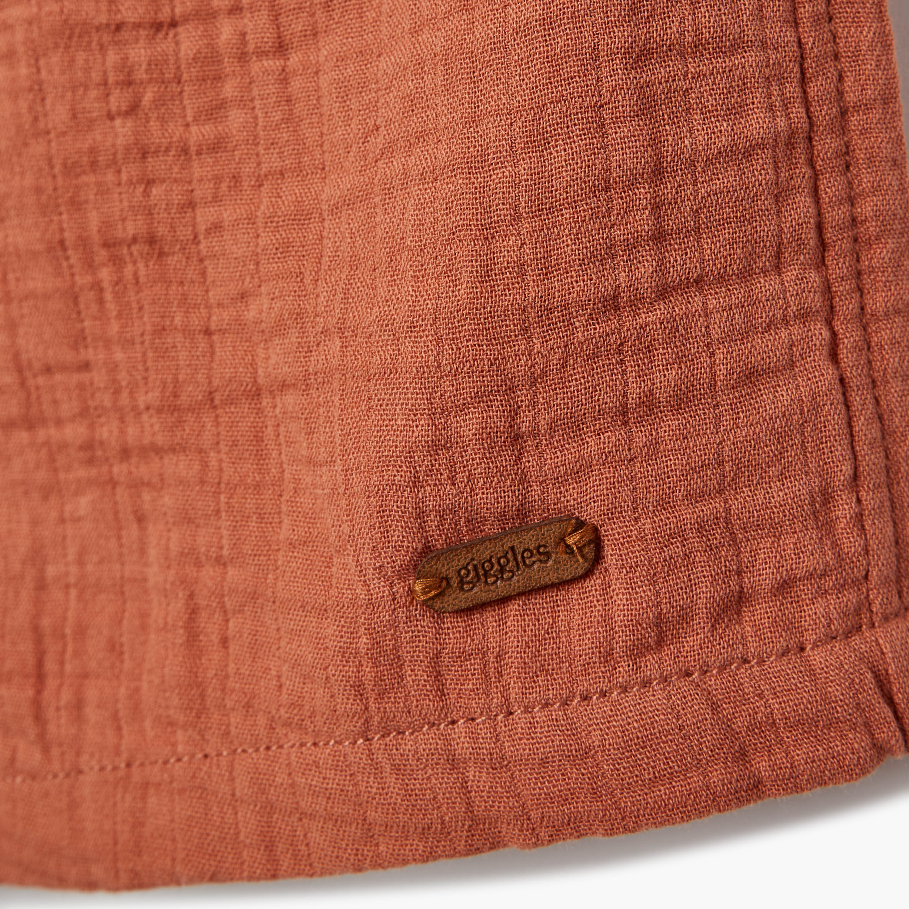 Giggle Textured Shorts with Drawstring Closure and Pockets-baby-boys-clothing-bottoms-shorts-image-4