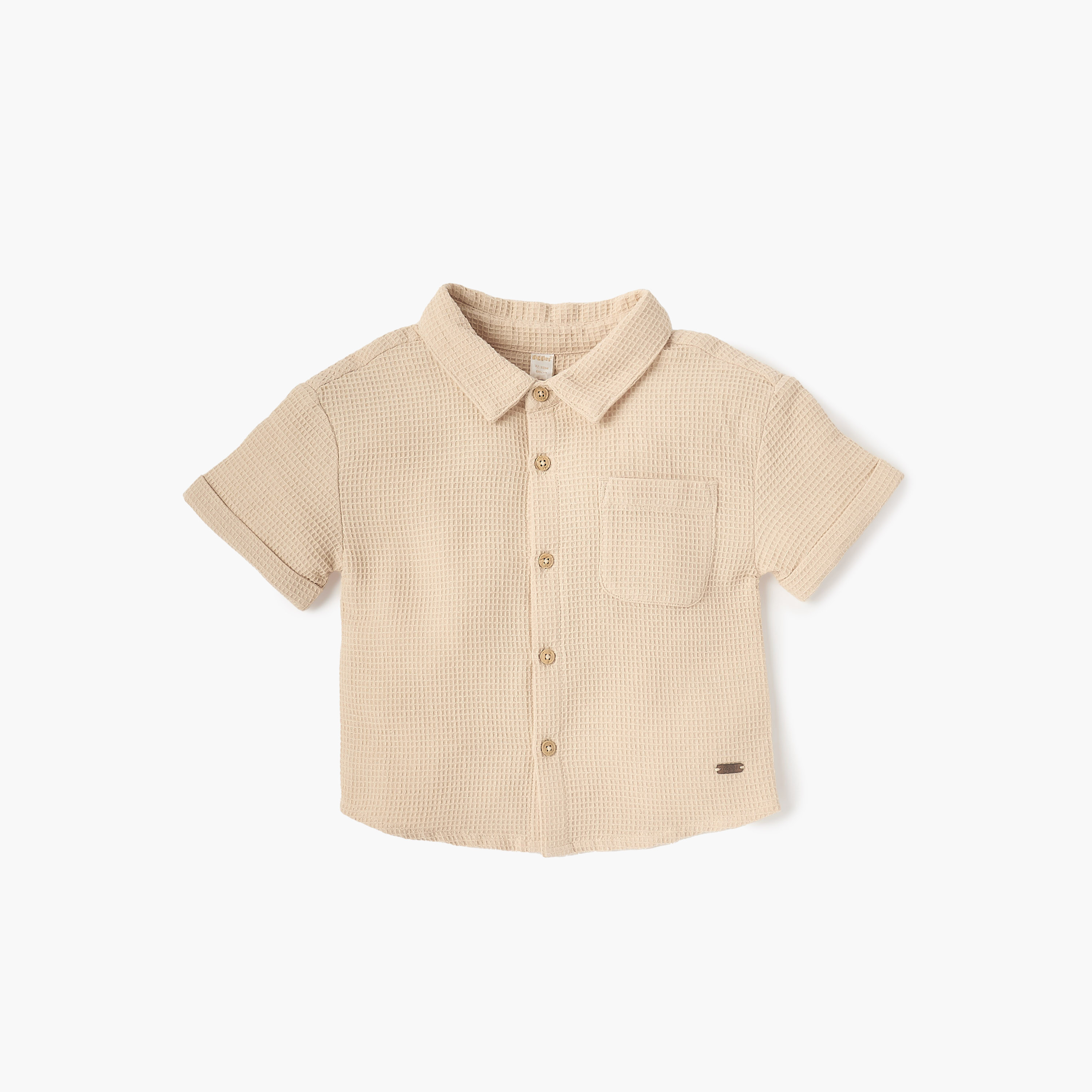 Juniors Textured Shirt and Pants Set-baby-boys-clothing-setsandcoords-image-2